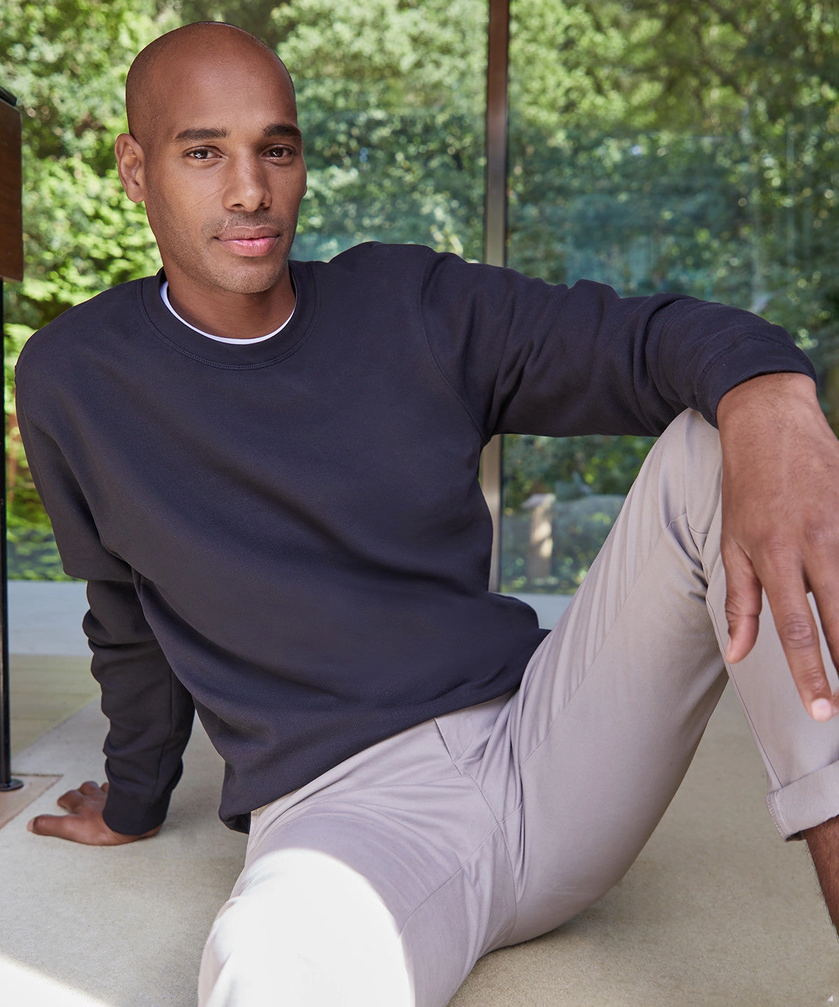 Regular Fit Pique Sweatshirt | NAVY product custom made perfection Cozy pieces