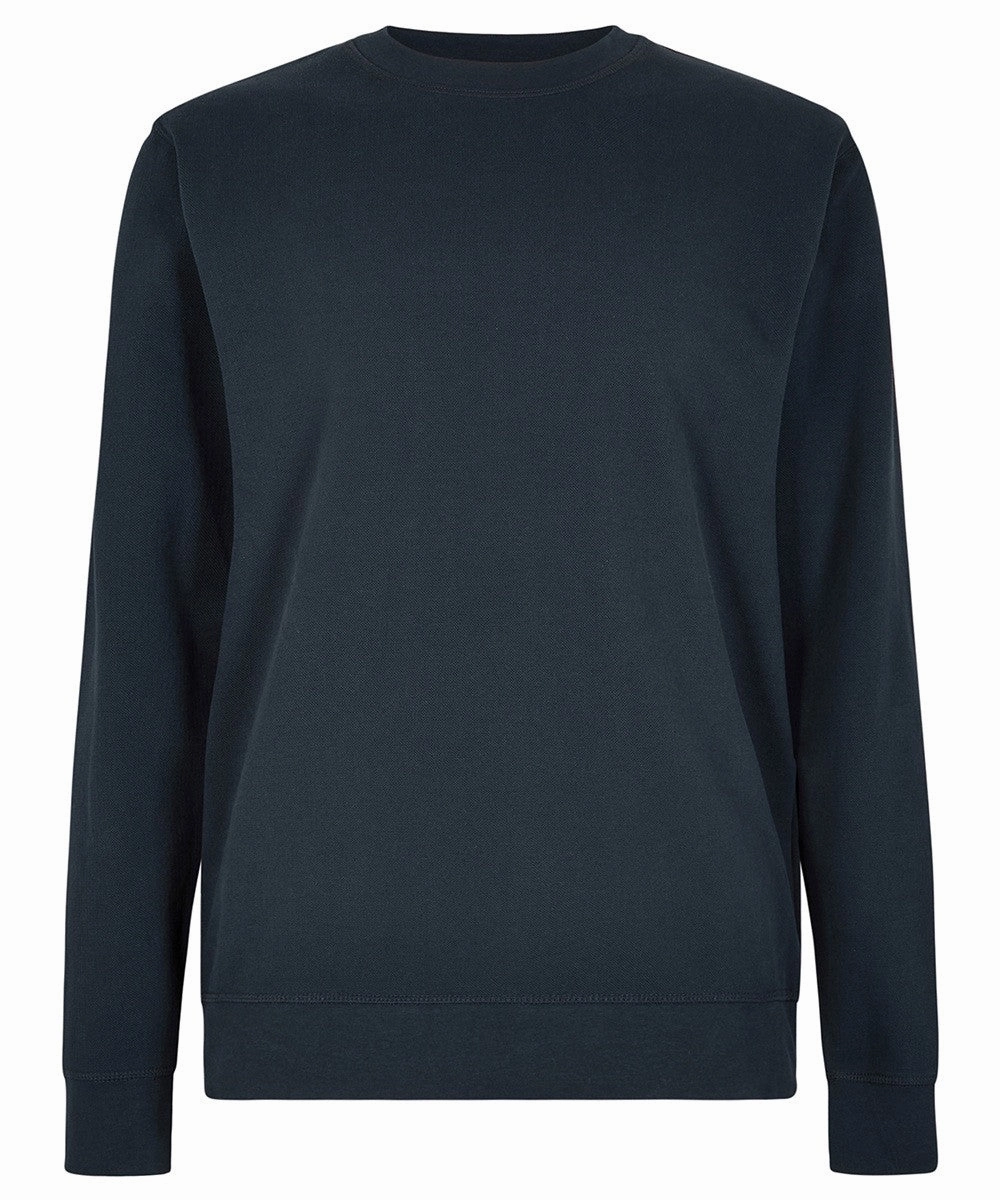 Travel Relaxed Regular Fit Pique Sweatshirt | NAVY