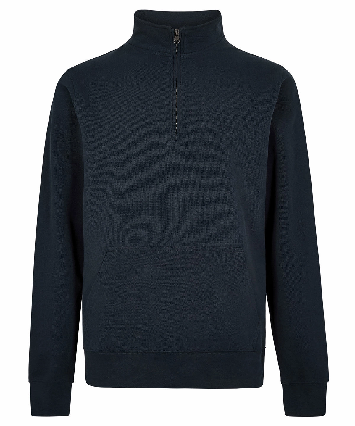 Regular Fit Quarter Zip Pique Sweatshirt | NAVY kids Polka Dot