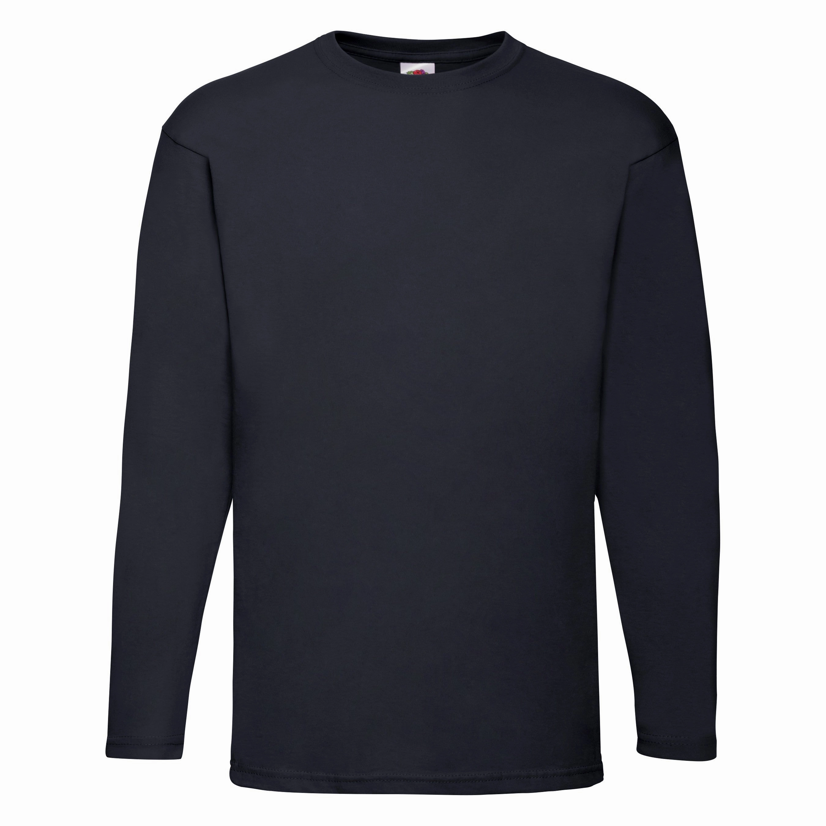 Essential layering piece Reinforced Shoulder Seams Valueweight Long Sleeve T | DEEP NAVY