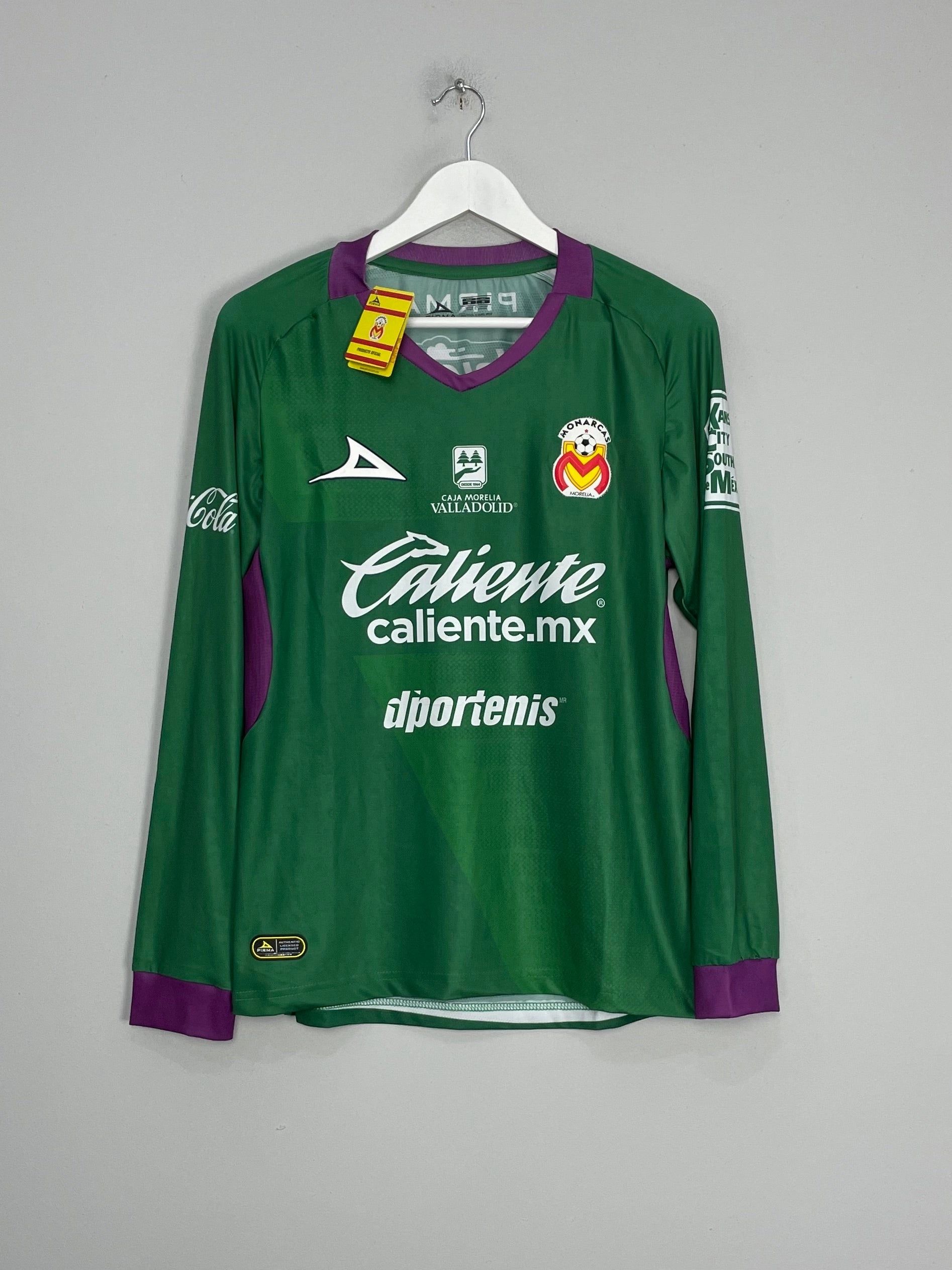 Non Restrictive Cuffs Low Profile Seams 2020/21 MONARCAS MORELIA *BNWT* GK SHIRT (M) PIRMA