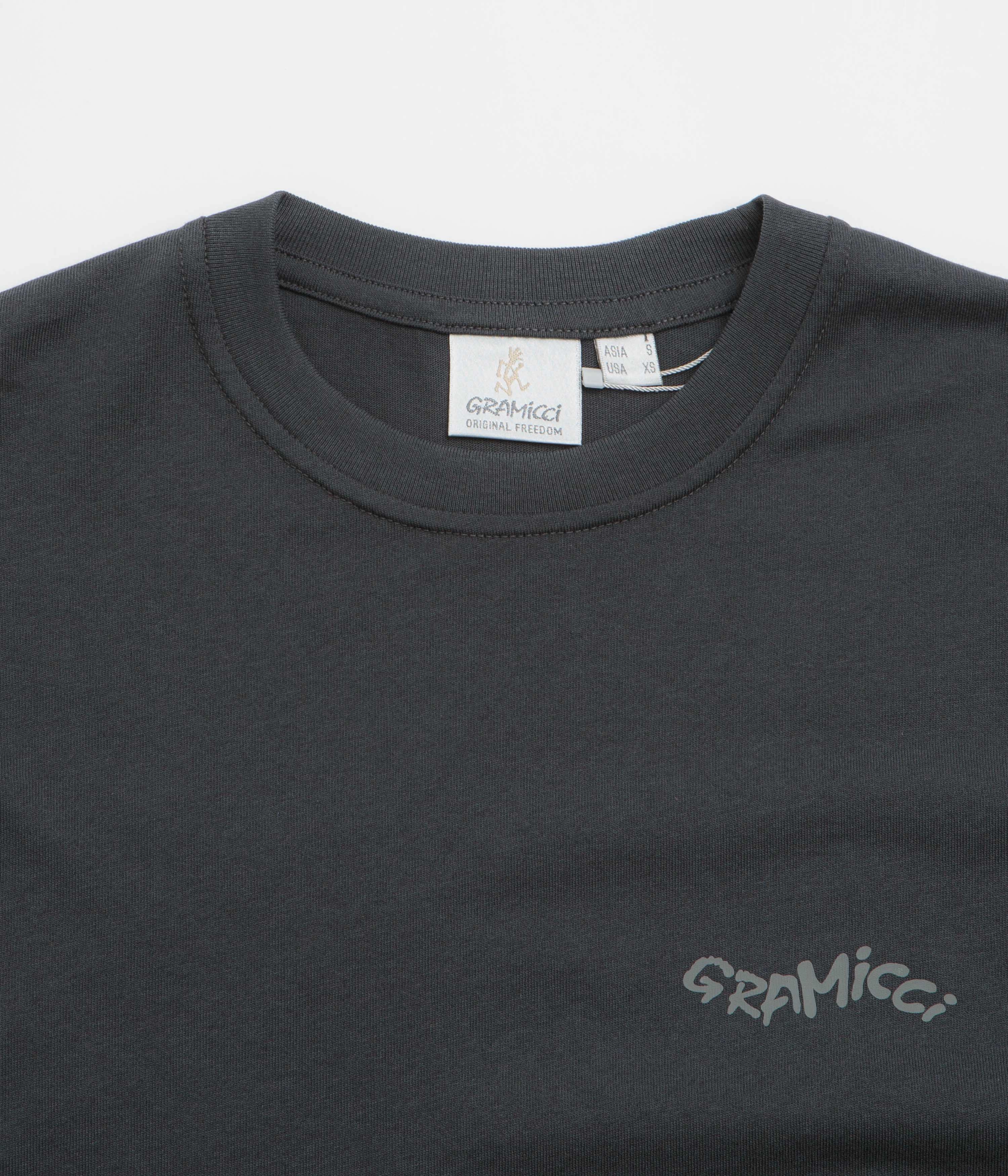 Relaxed fit wear Gramicci Gecko Long Sleeve T-Shirt - Vintage Black