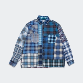 Cooling Mesh Lining Rebuild Flannel Straight Hem Shirt SS25 - Large #4