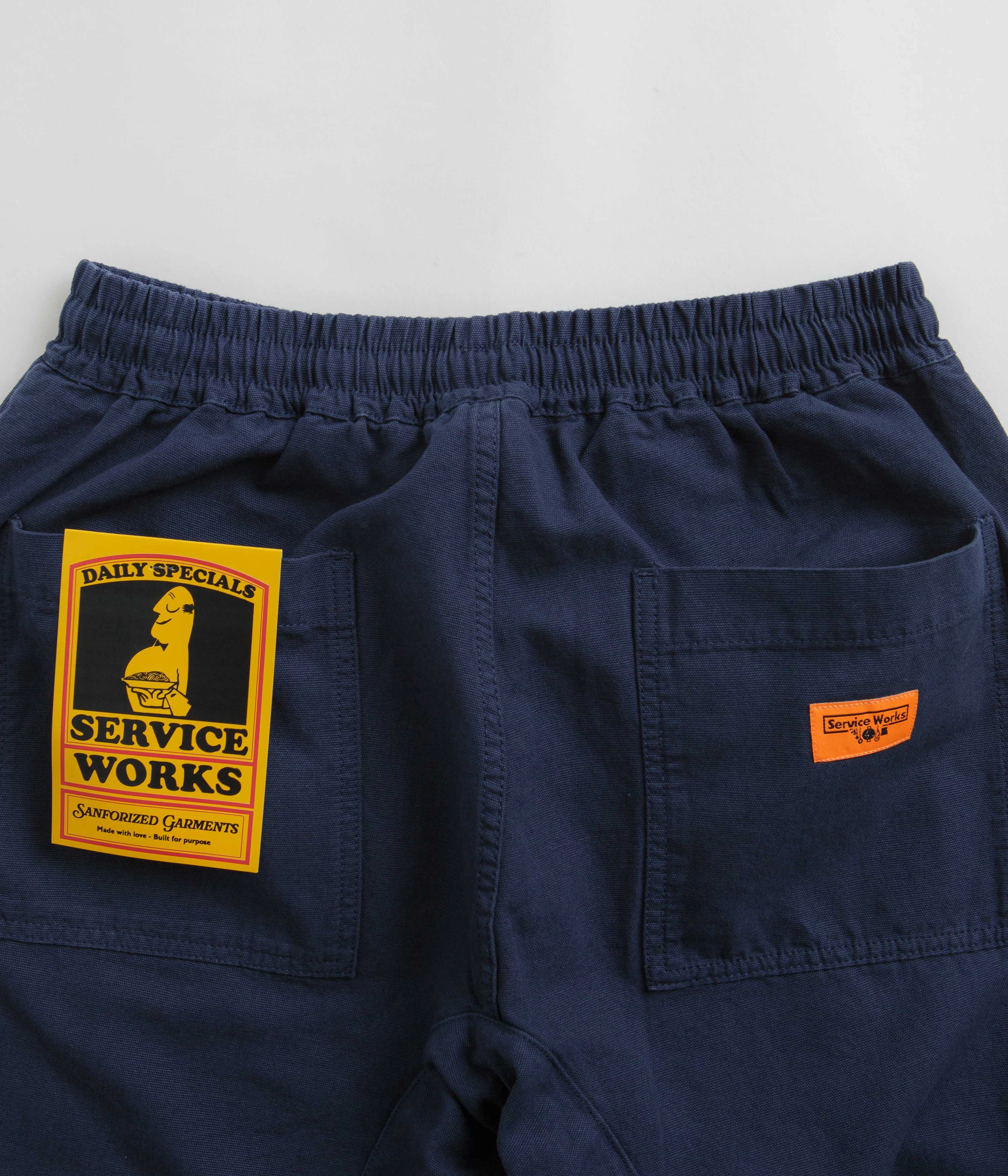 Stay Dry Service Works Classic Chef Pants - Navy