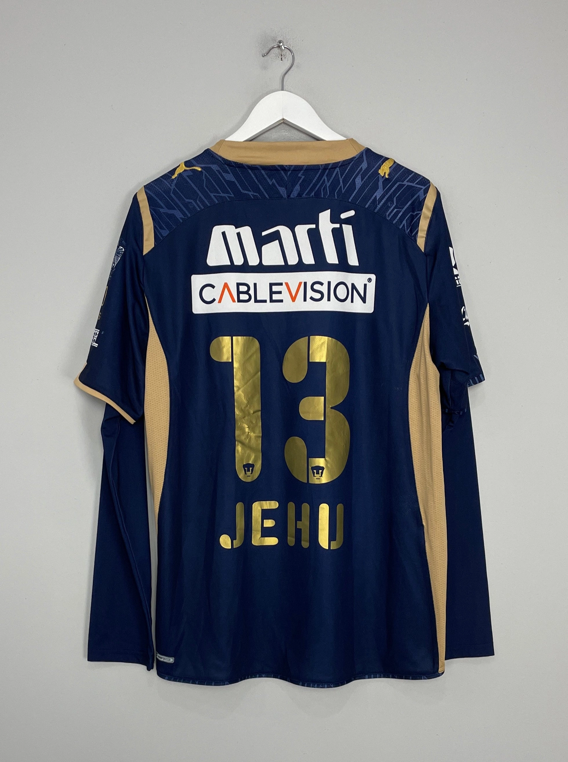 2009/10 UNAM PUMAS JEHU #13 L/S *MATCH ISSUE* AWAY SHIRT (XL) PUMA Sleek lines Comfort Driven