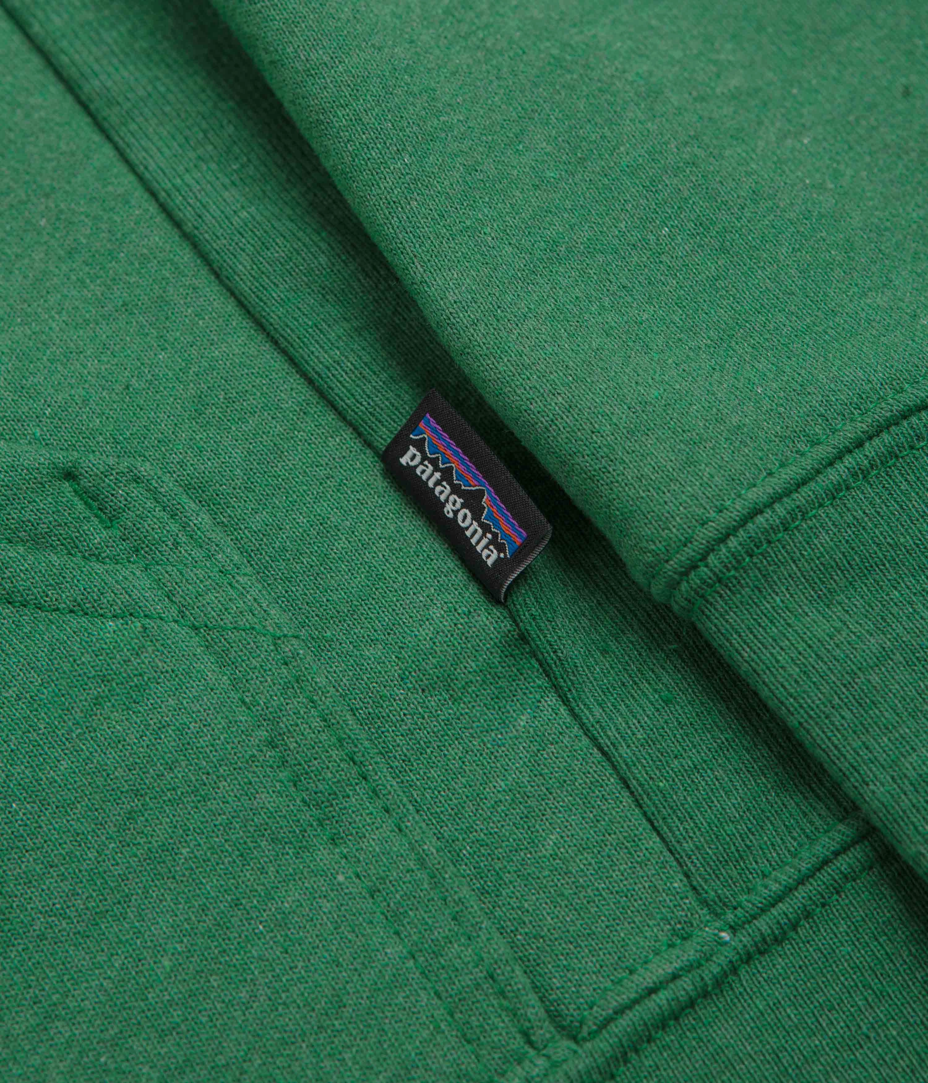 Ivy League style Patagonia P-6 Logo Uprisal Hoodie - P-6 Outline: Heartleaf Green