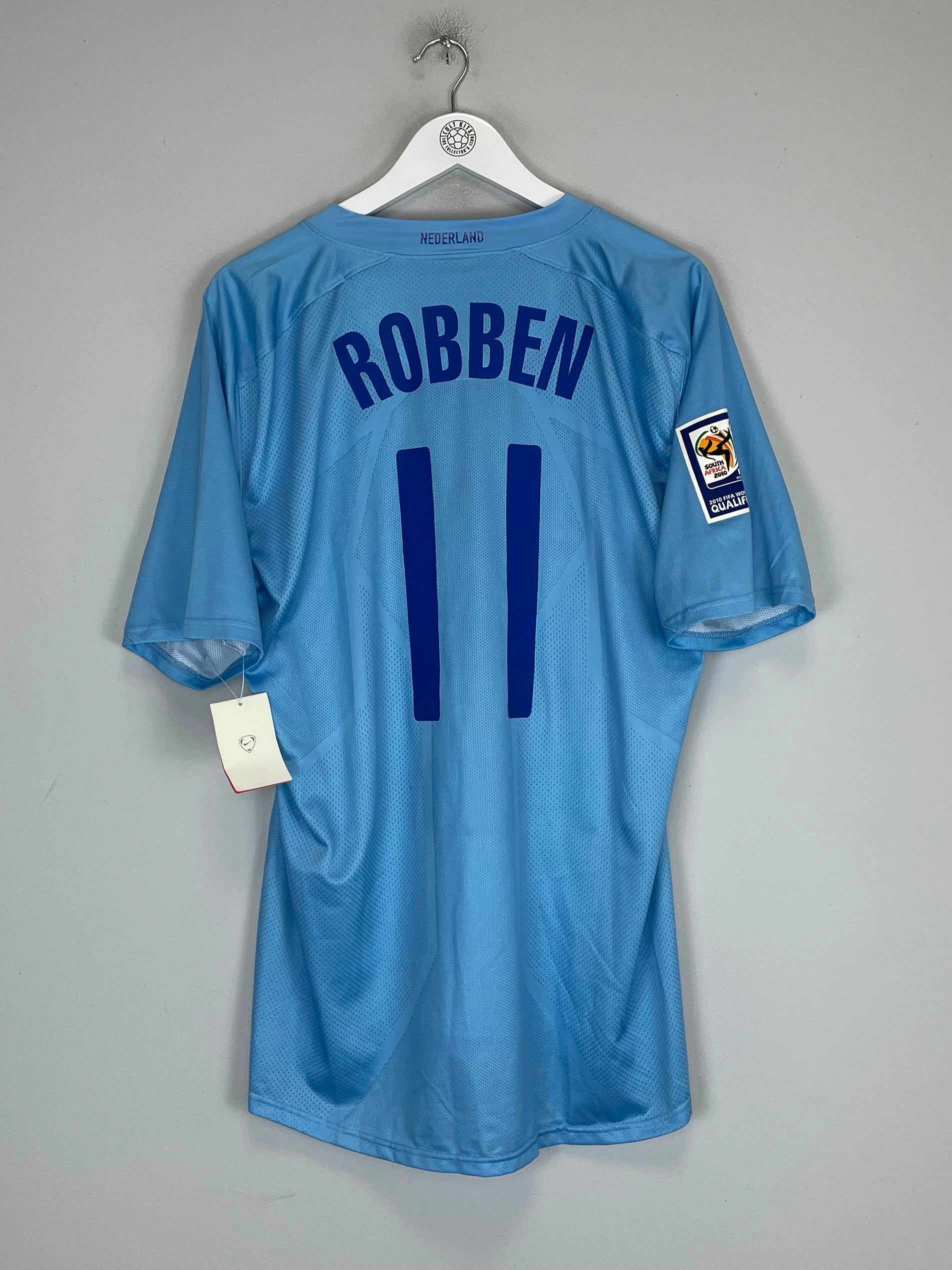 Athletic Performance Enhancement 2008/10 NETHERLANDS ROBBEN #11 *BNWT* MATCH ISSUE AWAY SHIRT (XL) NIKE