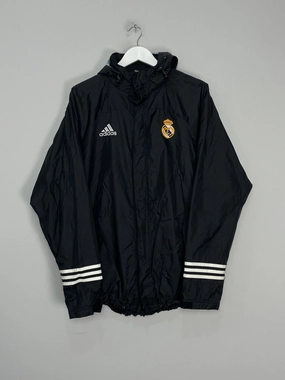 2002/03 REAL MADRID RAIN JACKET (M) ADIDAS MultiPocket System Action Performance