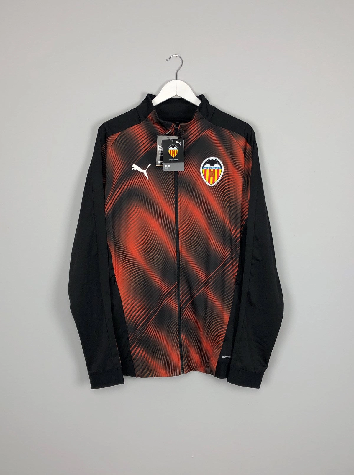 MoistureWicking Tear Resistant Reinforcements 2019/20 Valencia *BNWT* Stadium Jacket (Multiple Sizes) Puma