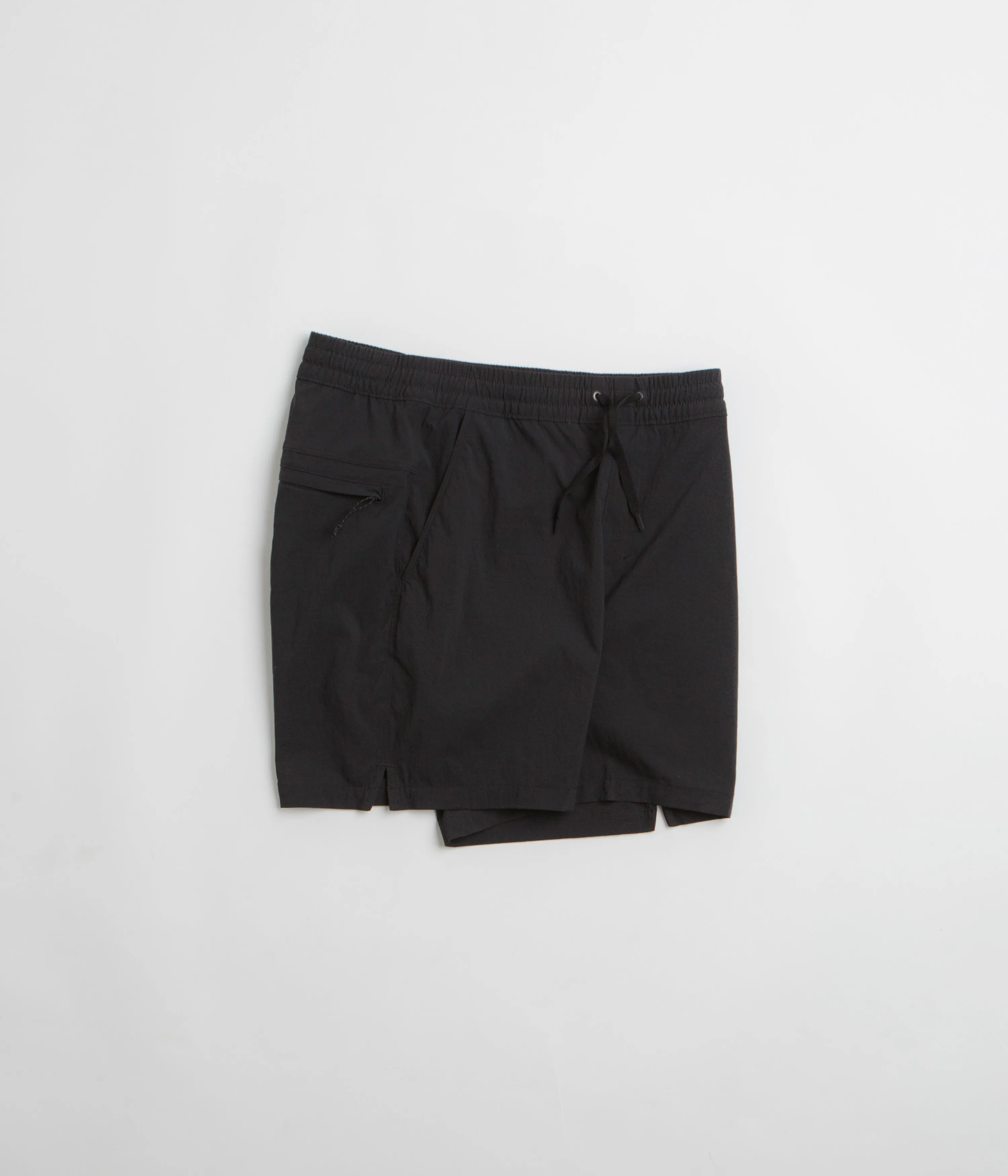 Wrinkle Free Weave Patagonia Baggies Lights 6" Shorts - Black