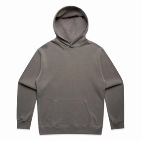 Floral Motif Relax Faded Hood | FADED GREY