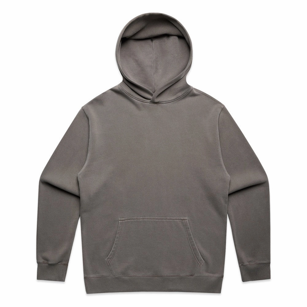 Floral Motif Relax Faded Hood | FADED GREY