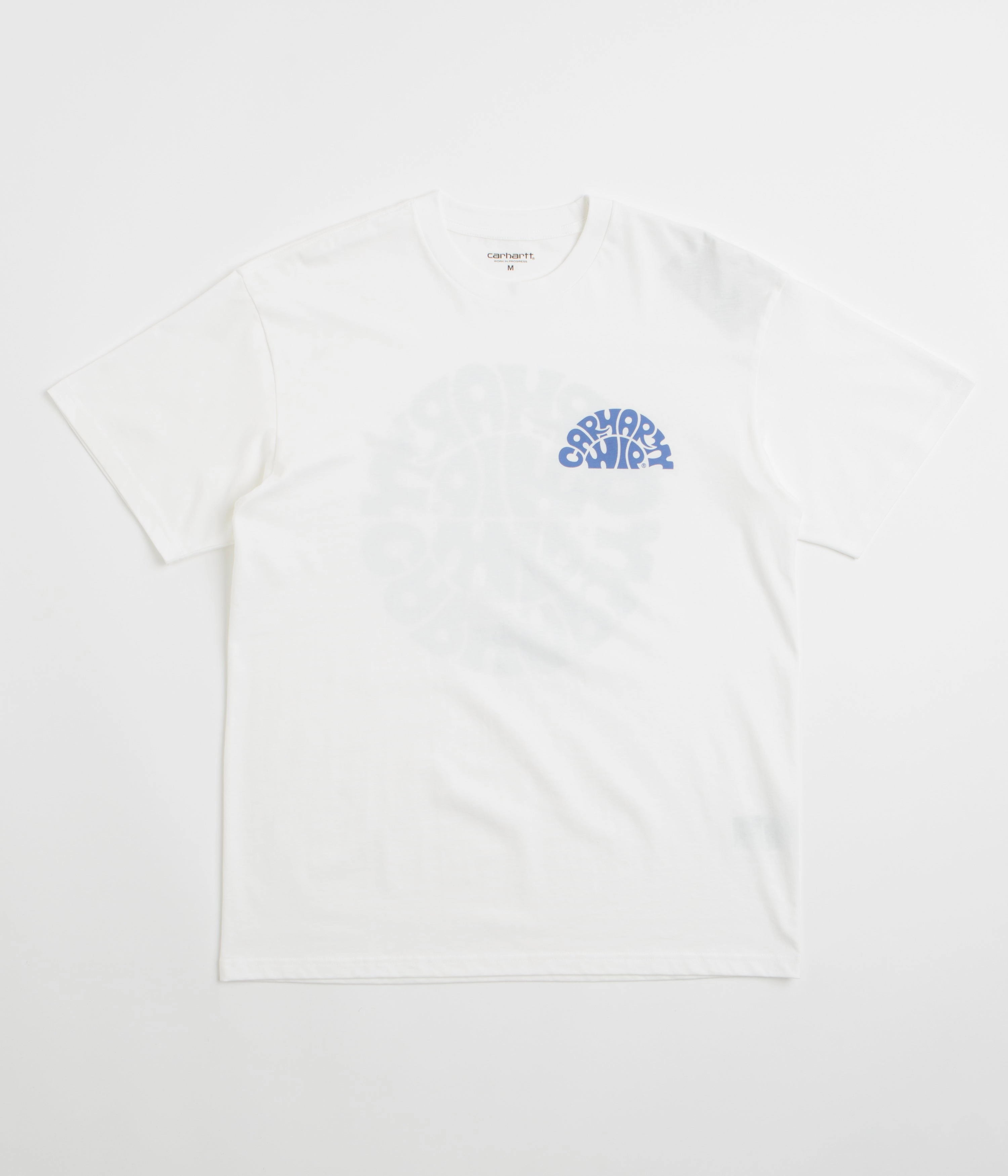 Carhartt Jazzy T-Shirt - White / Blue Iris Active Wearable Bohemian style