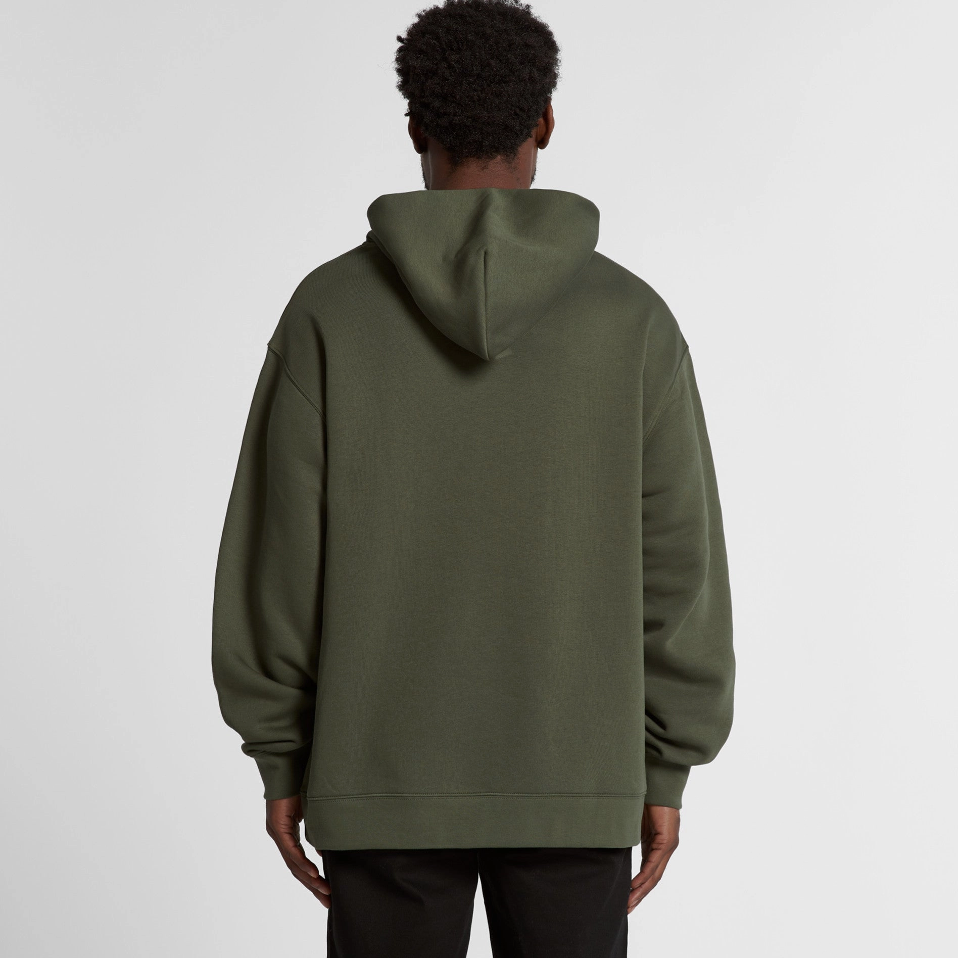 Windproof Inner Layer Contrast Inner Layer Relax Hoodie | SEAFOAM