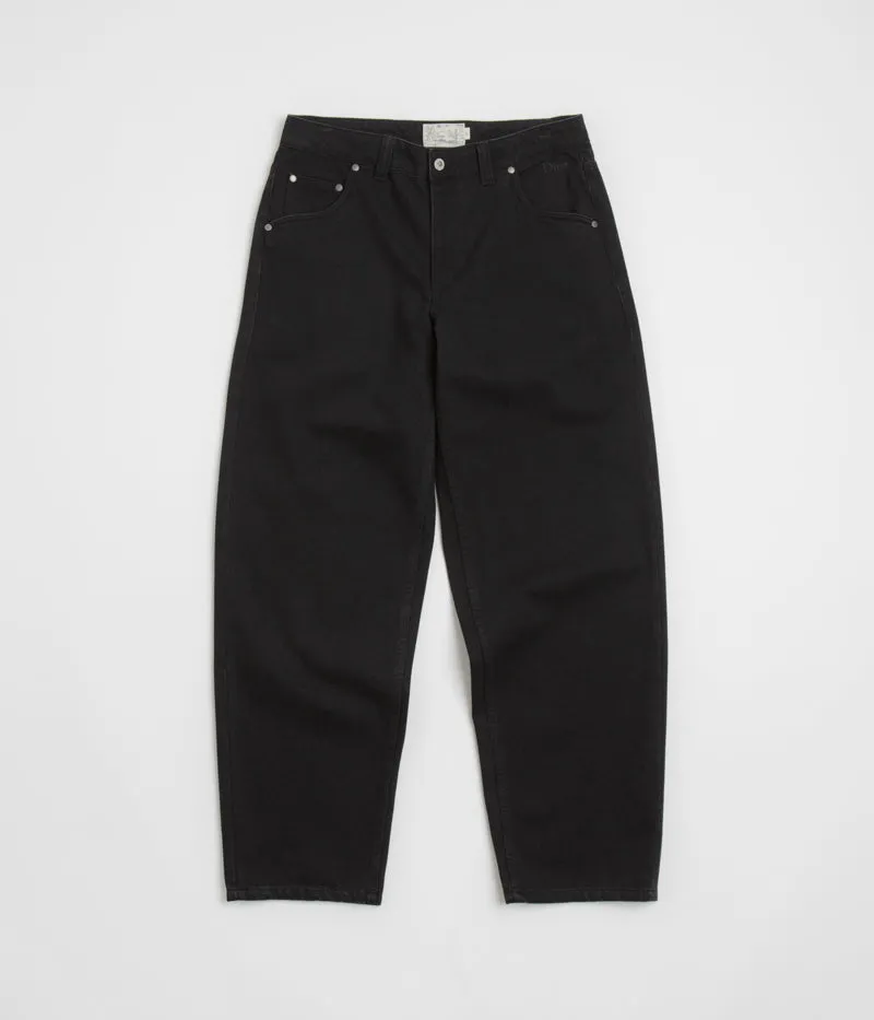 Dime Classic Baggy Jeans - Black Fashionable Waist