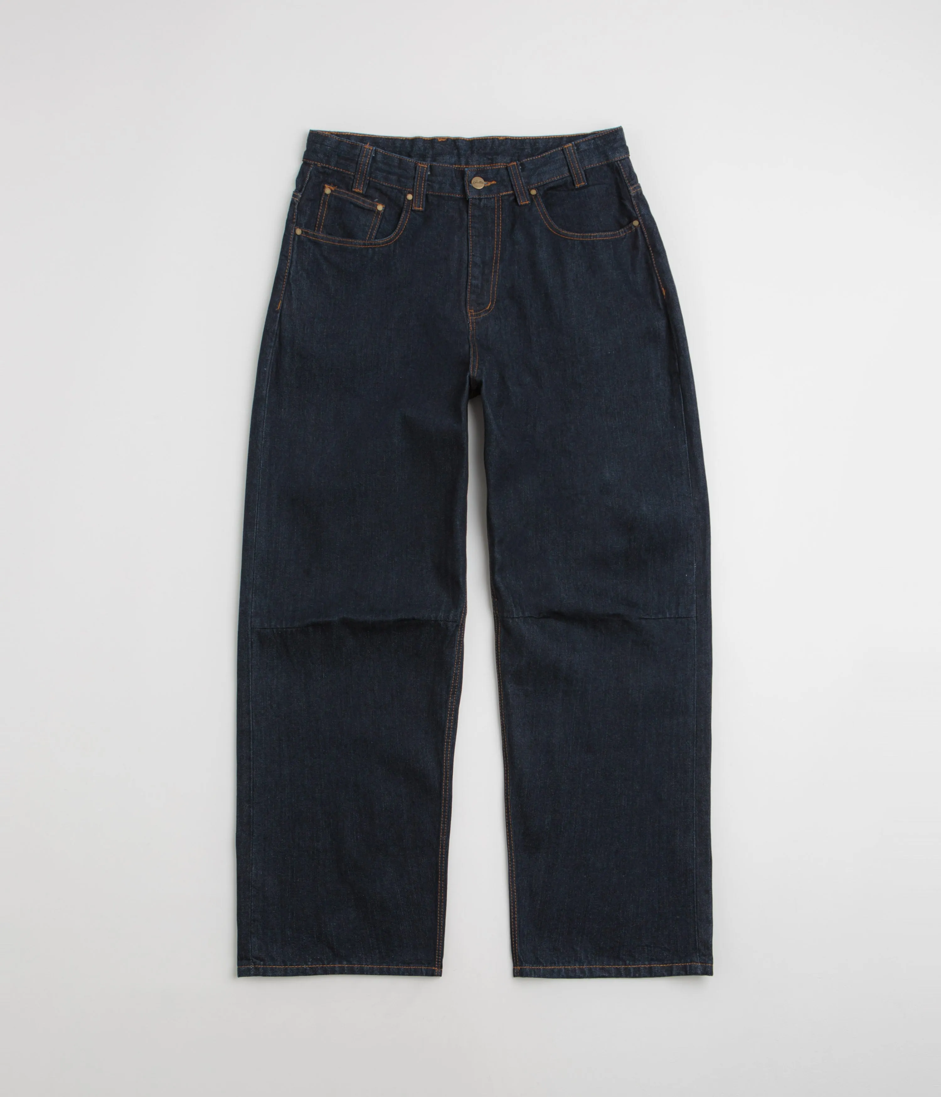 Butter Goods Wide Cut Jeans - Selvedge Blue Outfit Mood