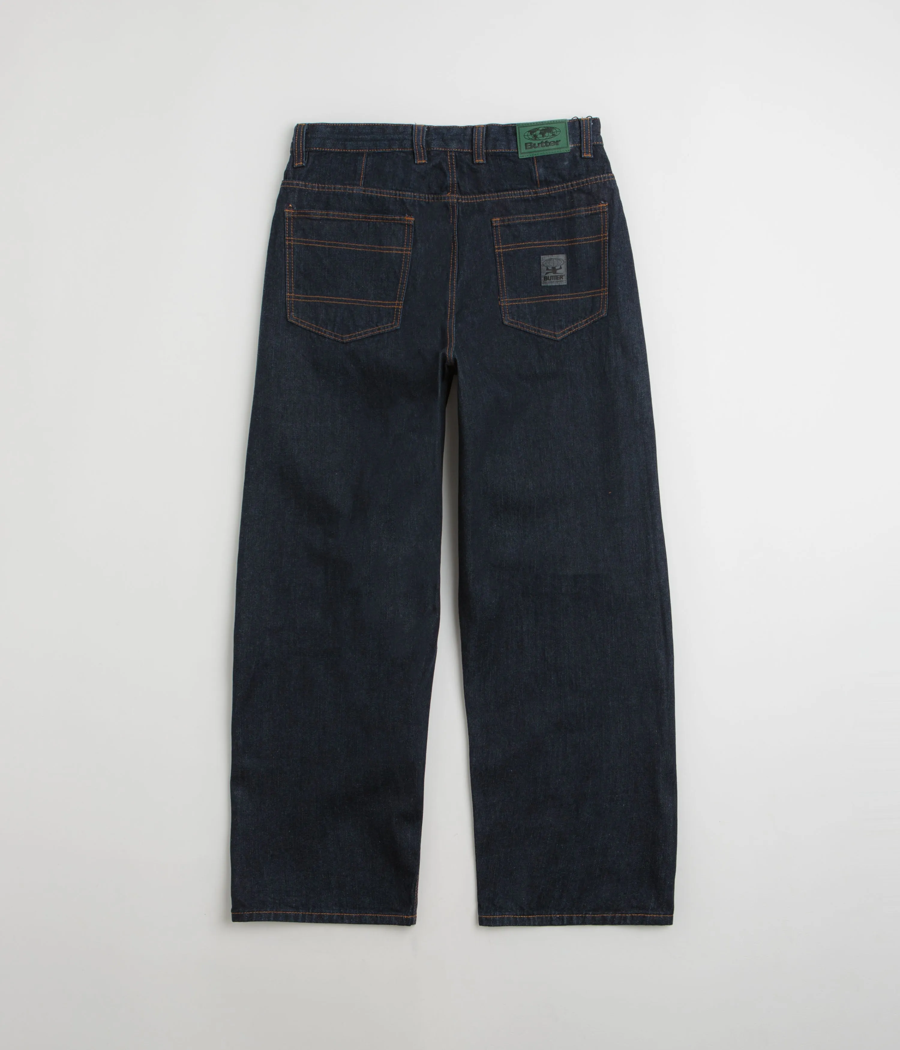 Butter Goods Wide Cut Jeans - Selvedge Blue Slim Sunny Vibes Festival Outfit Autumn Days Parent Style