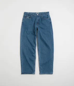 HUF Cromer Jeans - Stone Wash Indigo Evening Stroll Urban Explorer Relaxed Style Smart Casual Minimalist Style