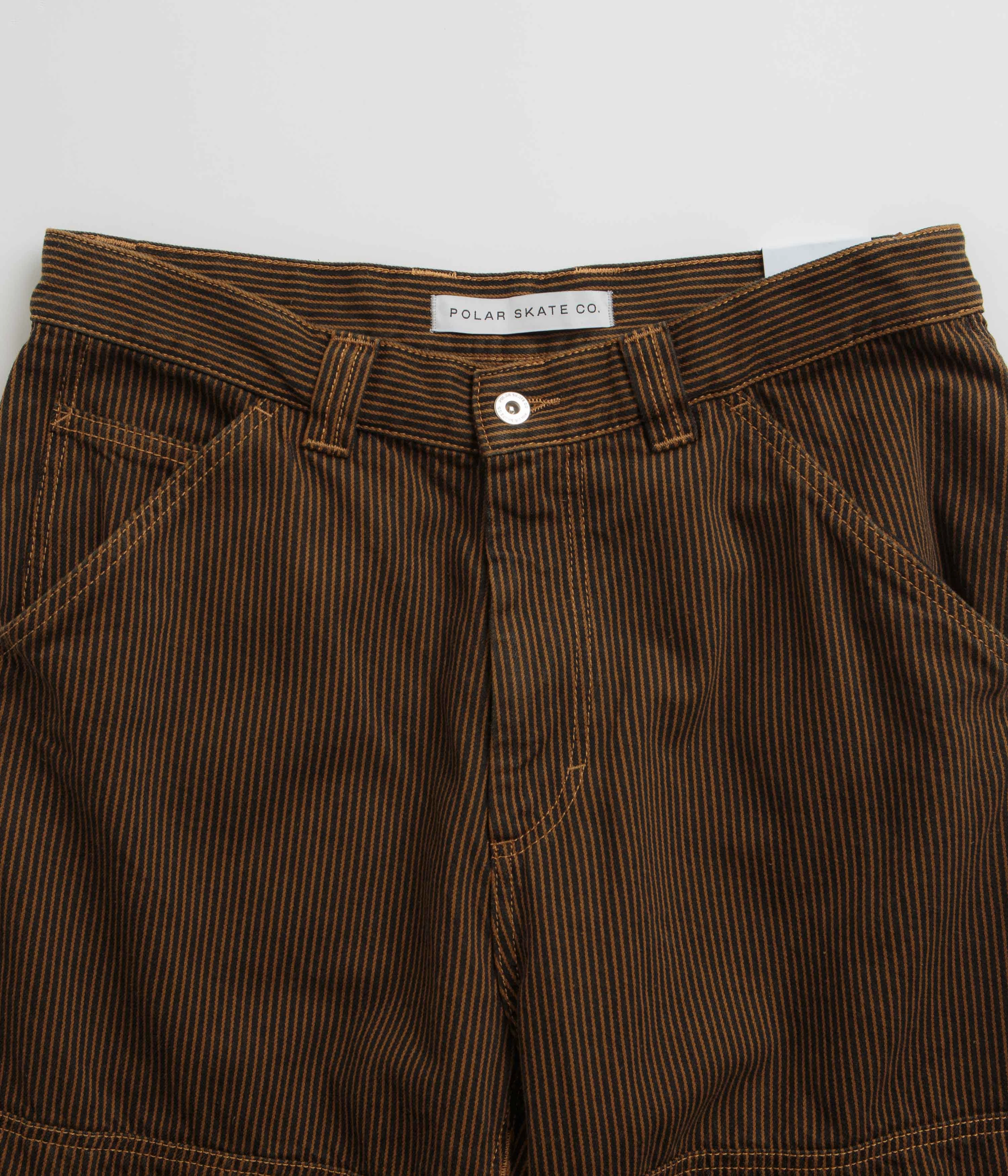 Effortless Layer Perfect Layer Polar 93 Hickory Stripe Work Pants - Rust