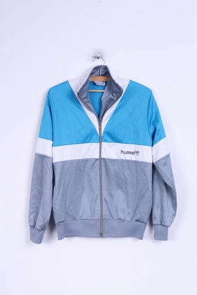 Hummel Mens S Sweatshirt Shiny Three Colors Zip Up Track Top Trendy Fashion Two-Tone Design