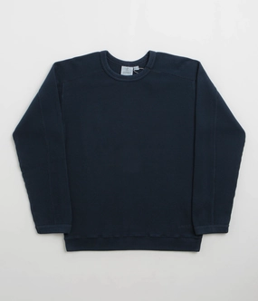Gramicci Waffle Crewneck Sweatshirt - Twilight Fall Drawstring