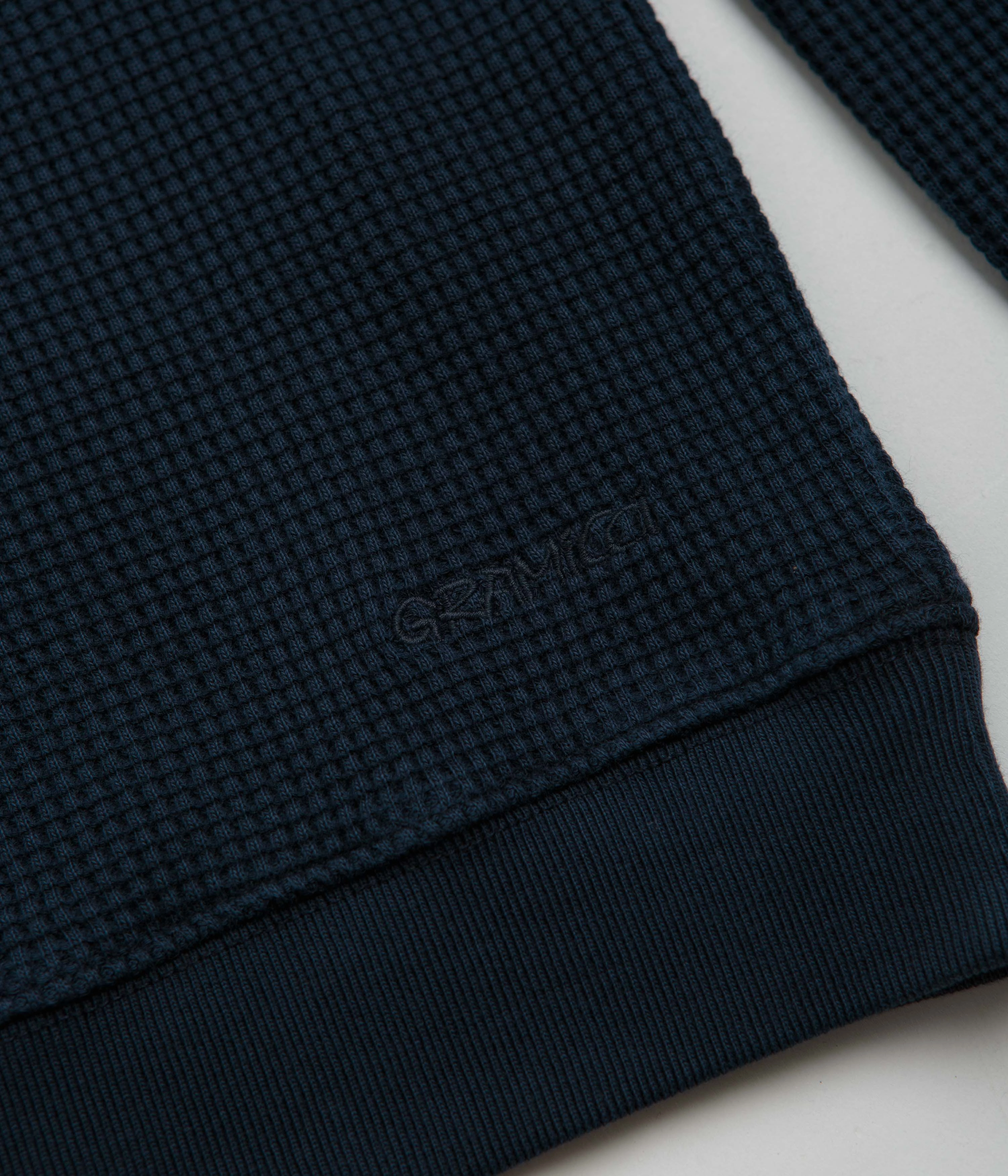 Gramicci Waffle Crewneck Sweatshirt - Twilight Graphic Art Relaxed Apparel