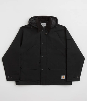 Ergonomic Sleeves Carhartt Clarton Jacket - Black / Black