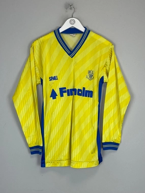 Court Style Slim Fit Contour Design 1989/90 SOUTHEND #12 L/S *MATCH WORN* AWAY SHIRT (M) SPALL