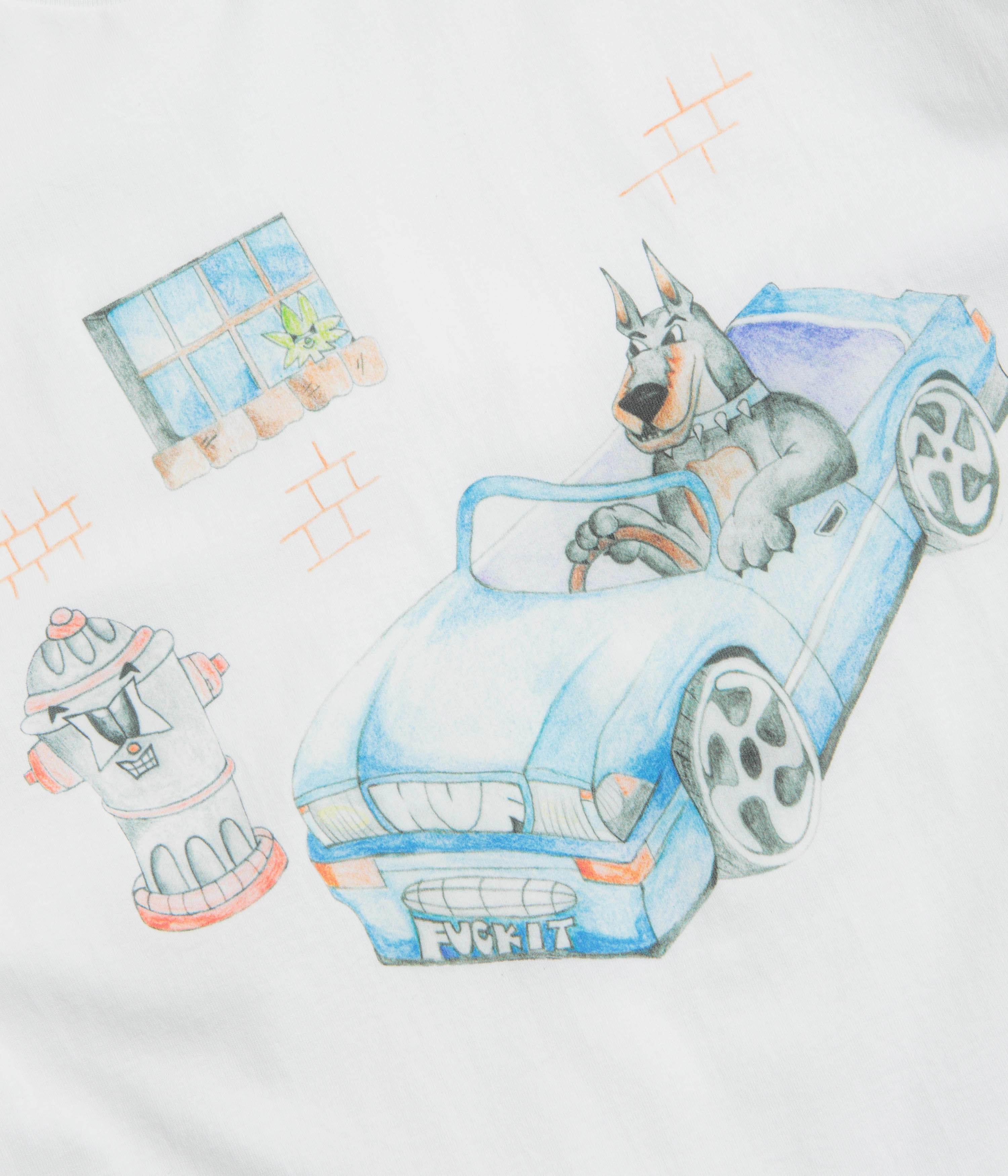 HUF Road Dawg T-Shirt - White Seasonal Trend