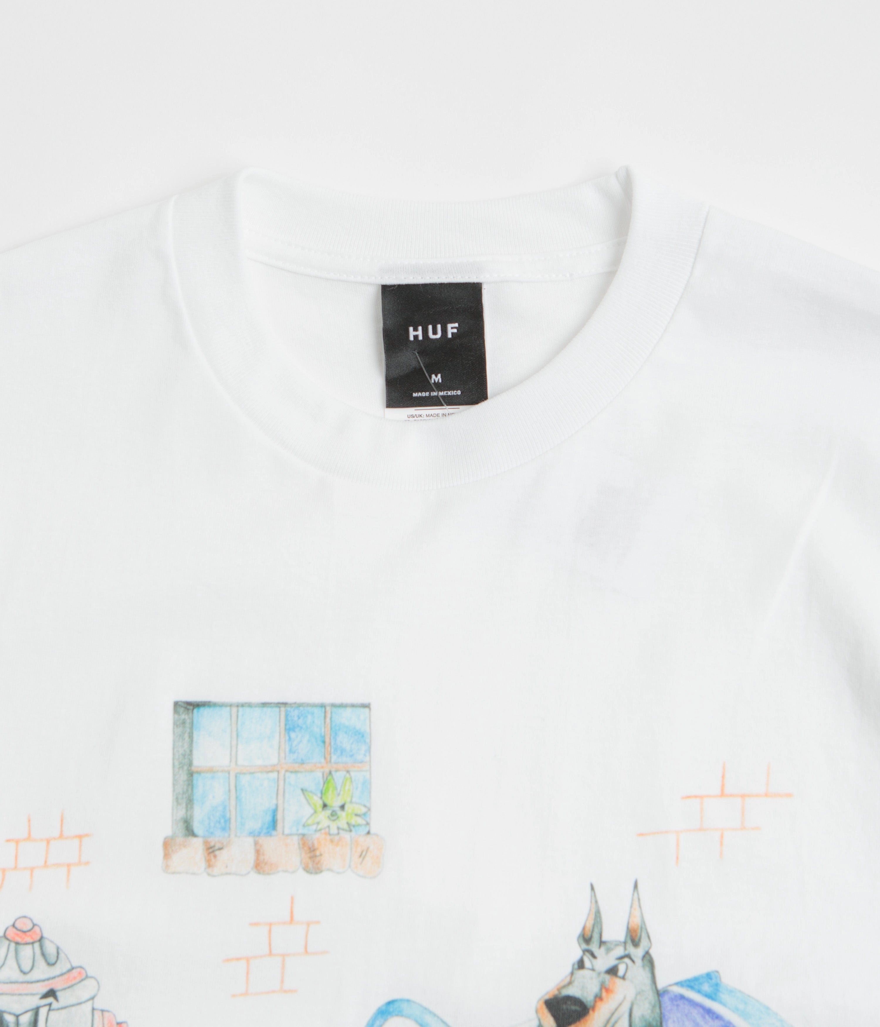 HUF Road Dawg T-Shirt - White Light Trend hiking clothes