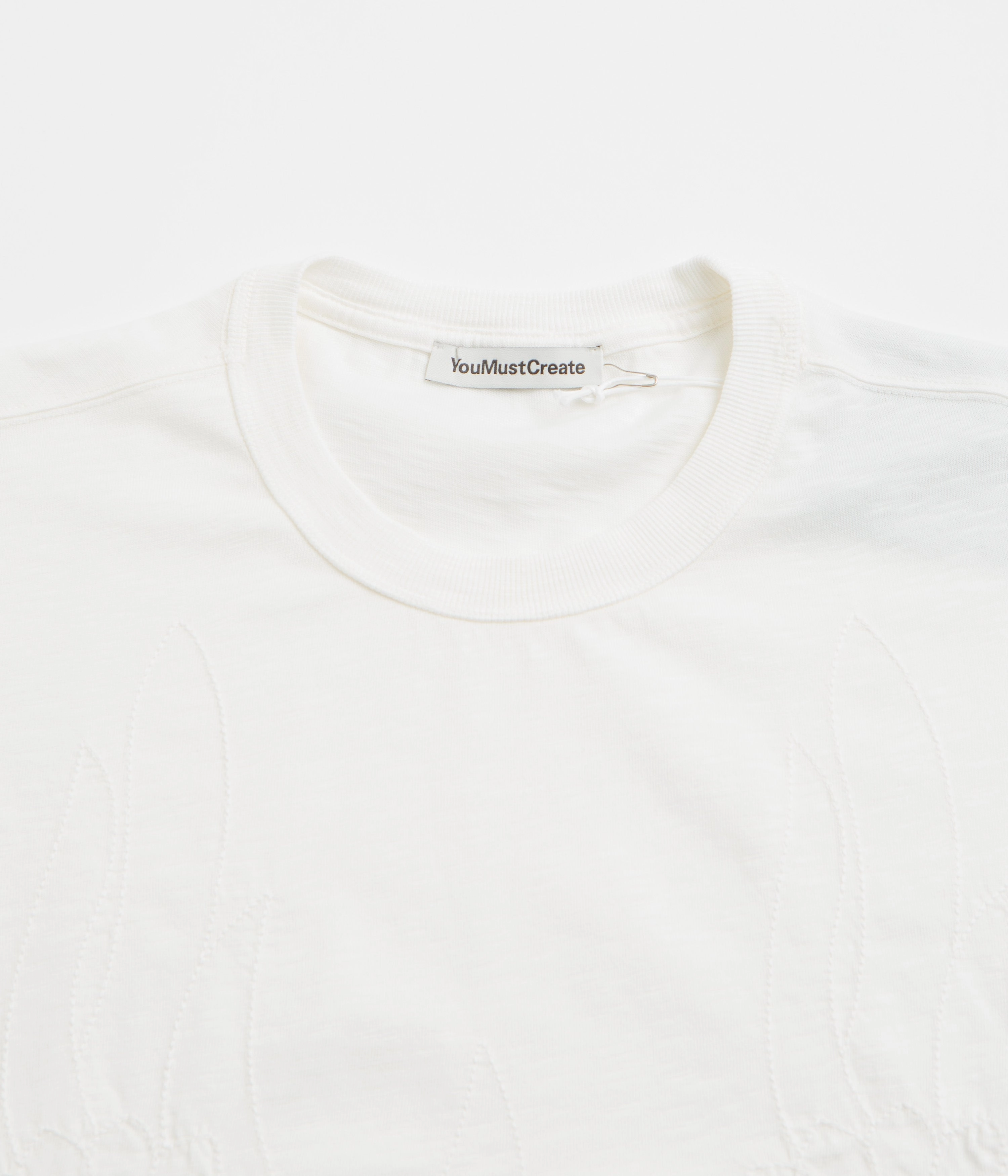 YMC Sunflower Triple T-Shirt - White TaglessCollar Holiday Outfit Style