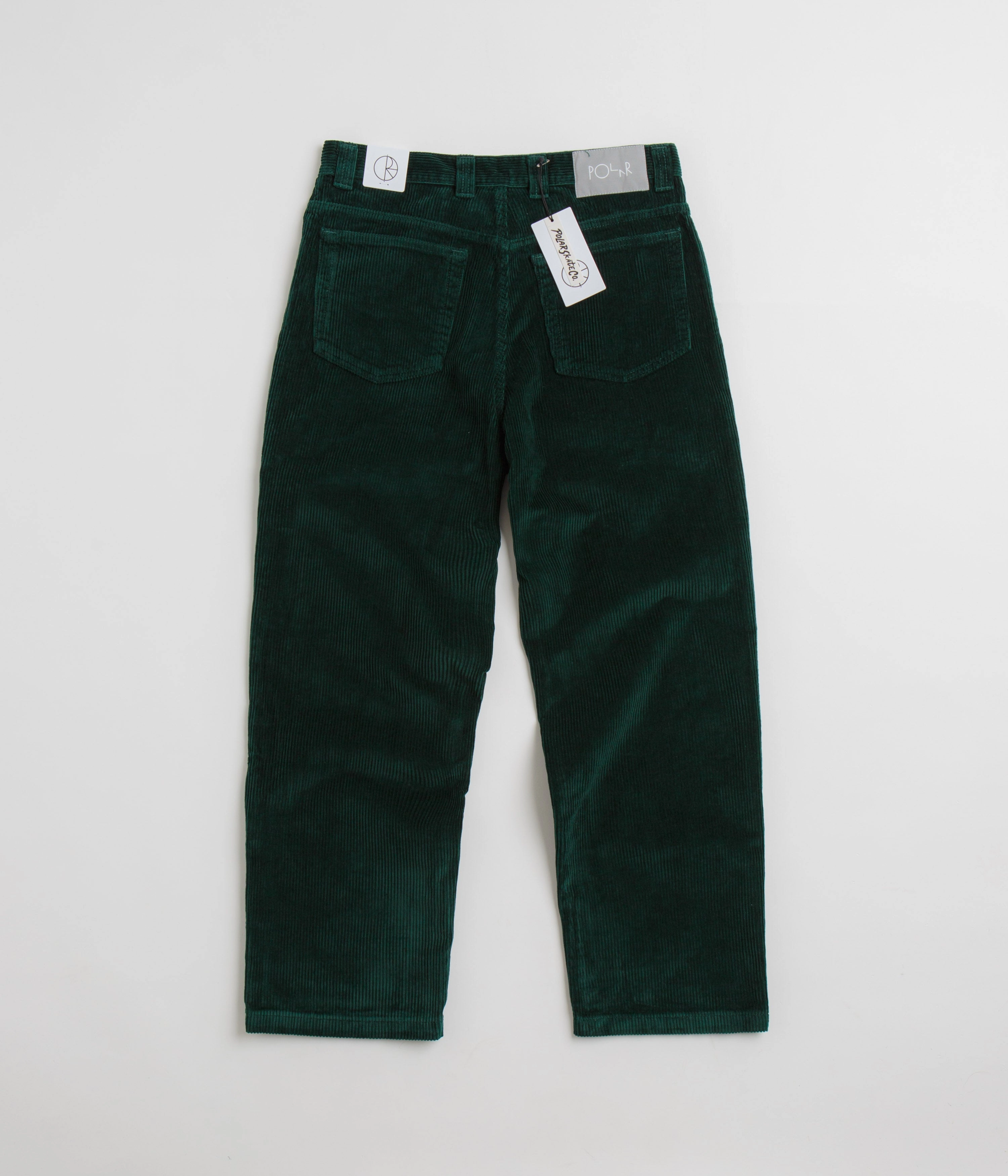 Polar 93 Cord Trousers - Dark Emerald Cotton comfort