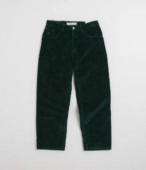 Polar 93 Cord Trousers - Dark Emerald Eco Friendly Material Multi Pocket Design