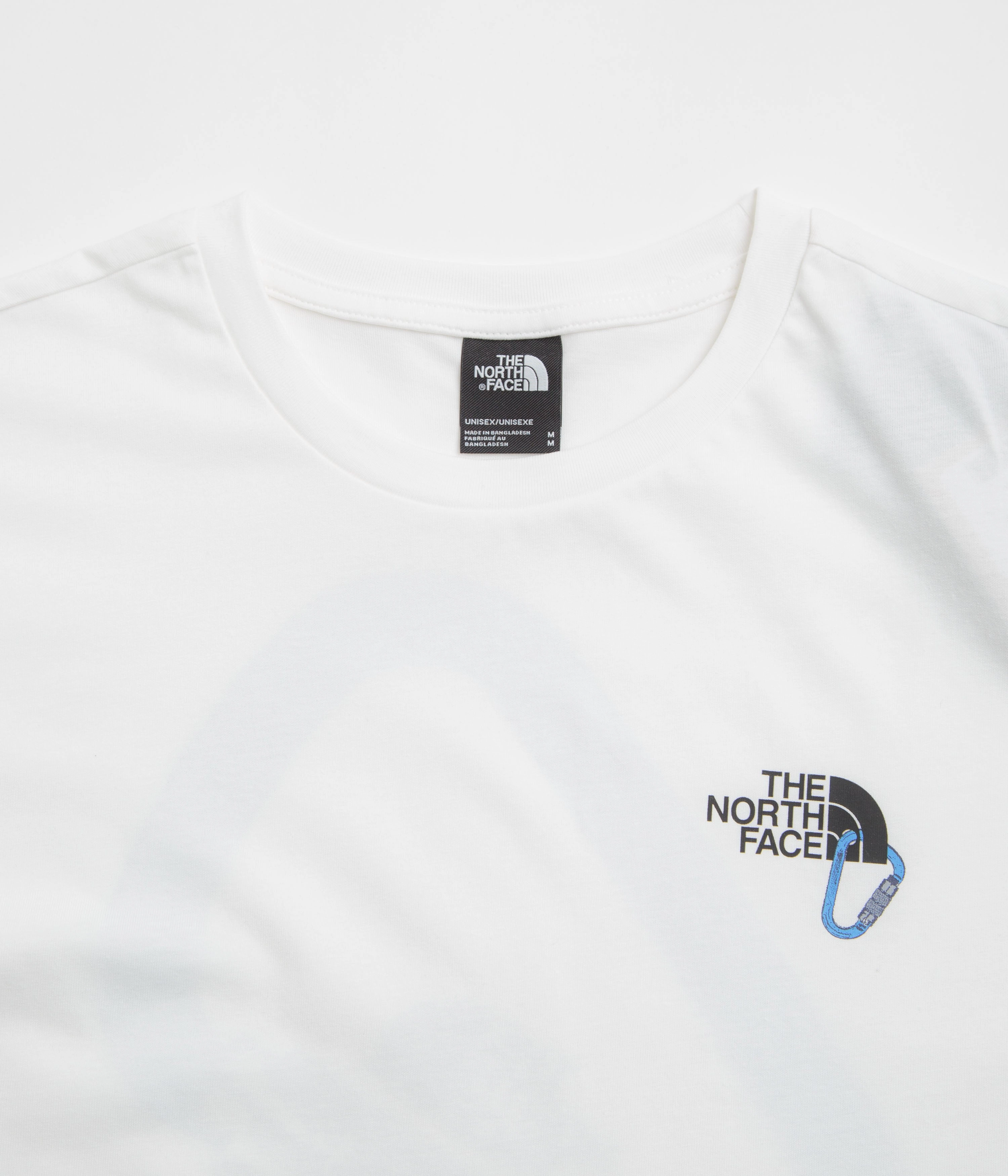 The North Face Explore Carabiner Relaxed T-Shirt - TNF White Wool combination Comfy Look Wear
