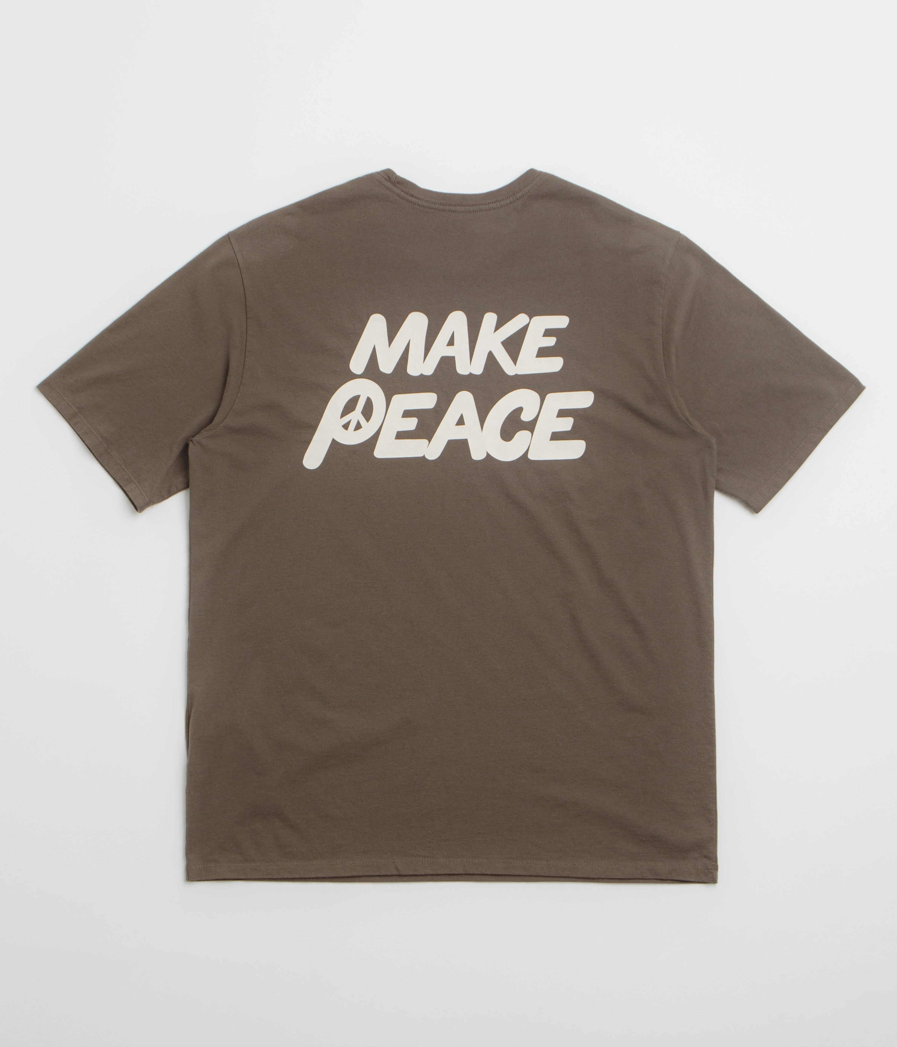 Street Trendy Feminine Appeal Patagonia Balance Organic T-Shirt - Peace Seeds: Marlow Brown