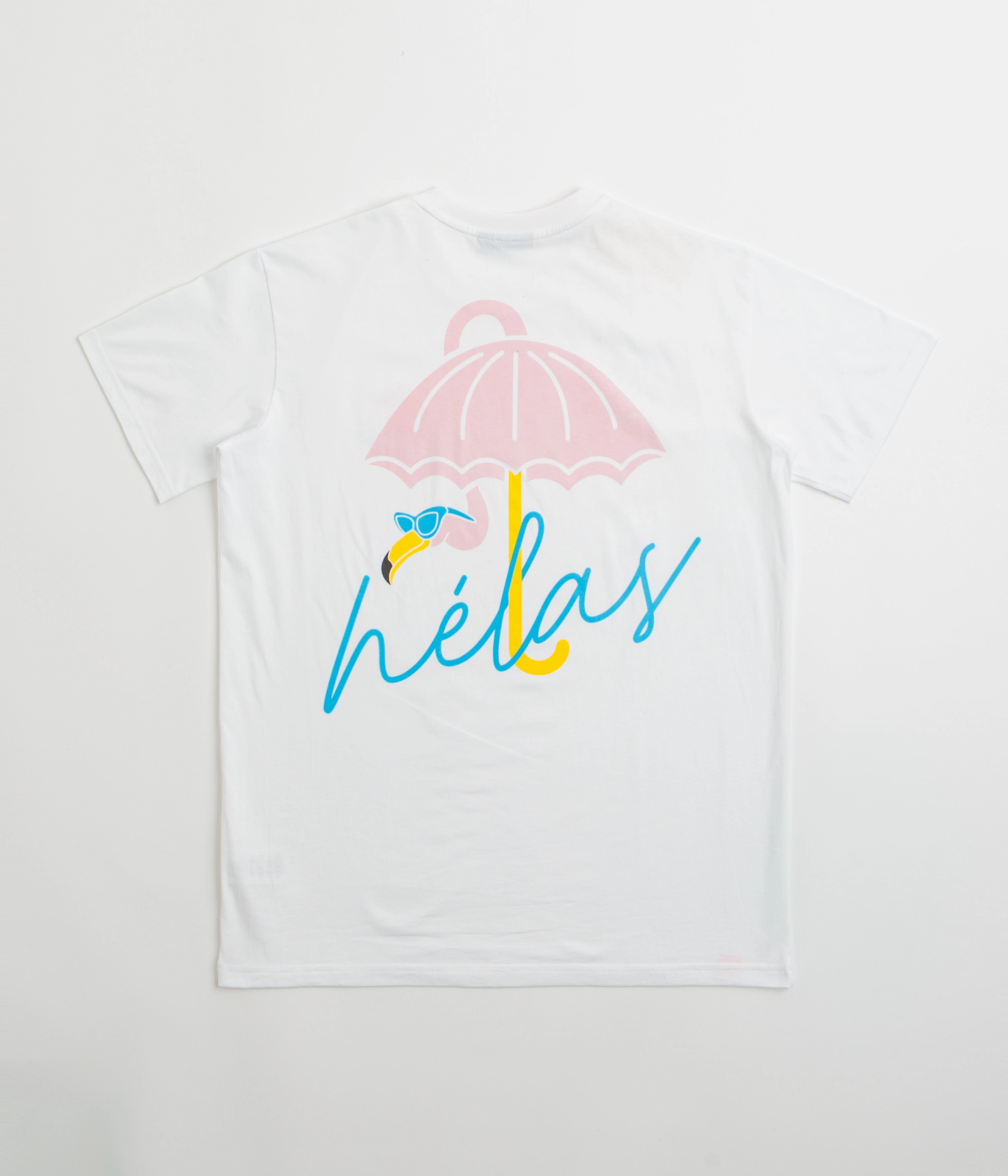Animal print wildness Helas Flamingo T-Shirt - White