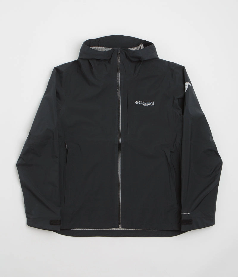Columbia Ampli-Dry II Shell Jacket - Black Mouthwash Layer Flexibility