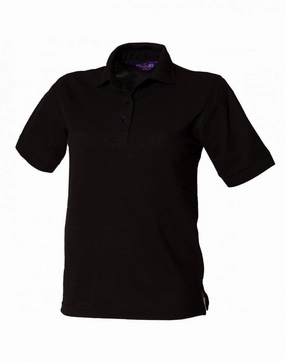 Premium Layering Outdoor top Ladies 65/35 Polo Shirt | BLACK