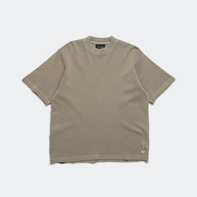 Odor Resistant Treatment Waffle Boxy Tee - Desert
