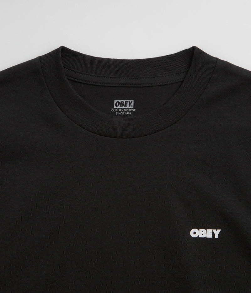 Obey Bold Eye T-Shirt - Black Light and Cozy Premium Cotton Blend