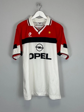 Quick Release Tag 1994/95 AC MILAN AWAY SHIRT (L) LOTTO