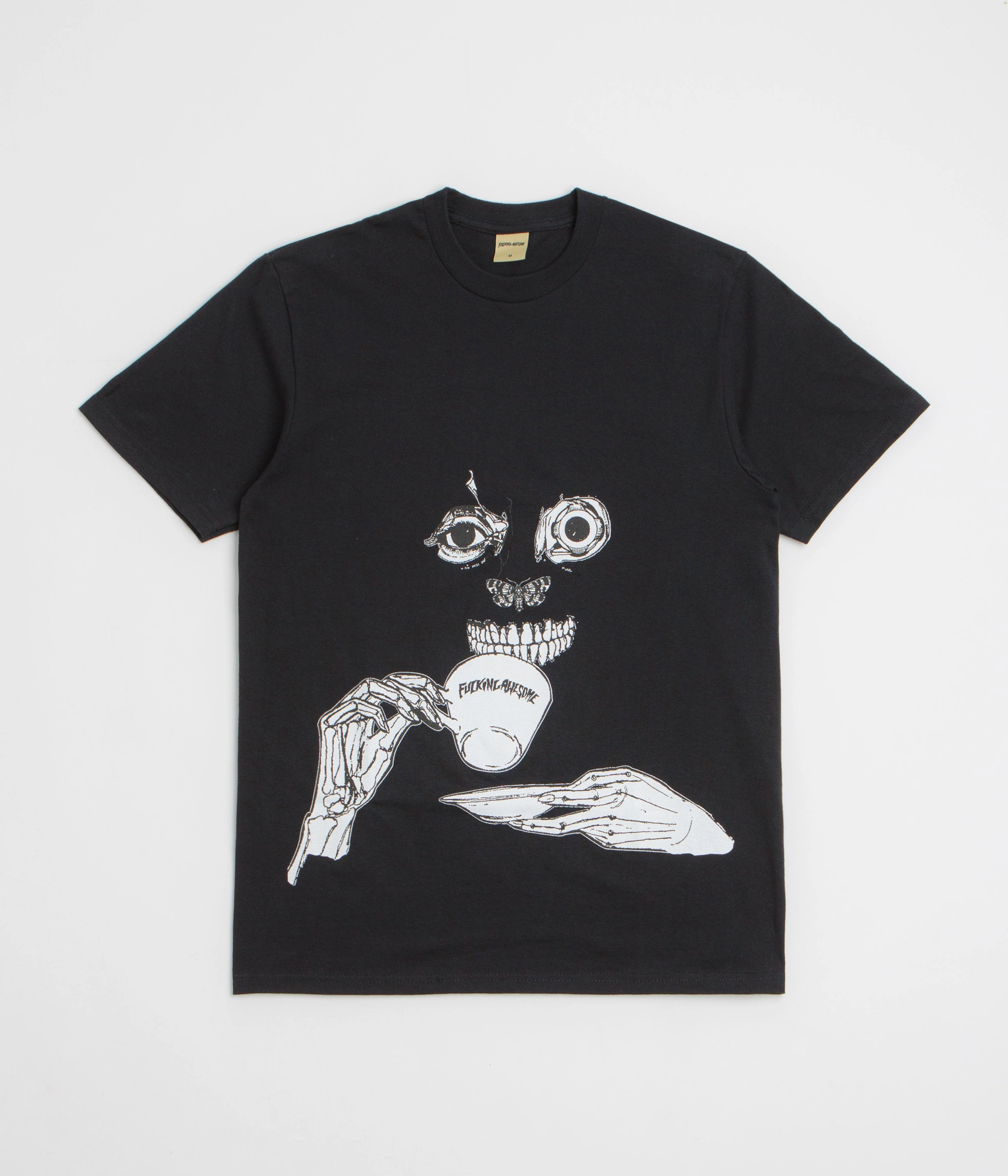 Non-toxic Fucking Awesome Teethface T-Shirt - Black