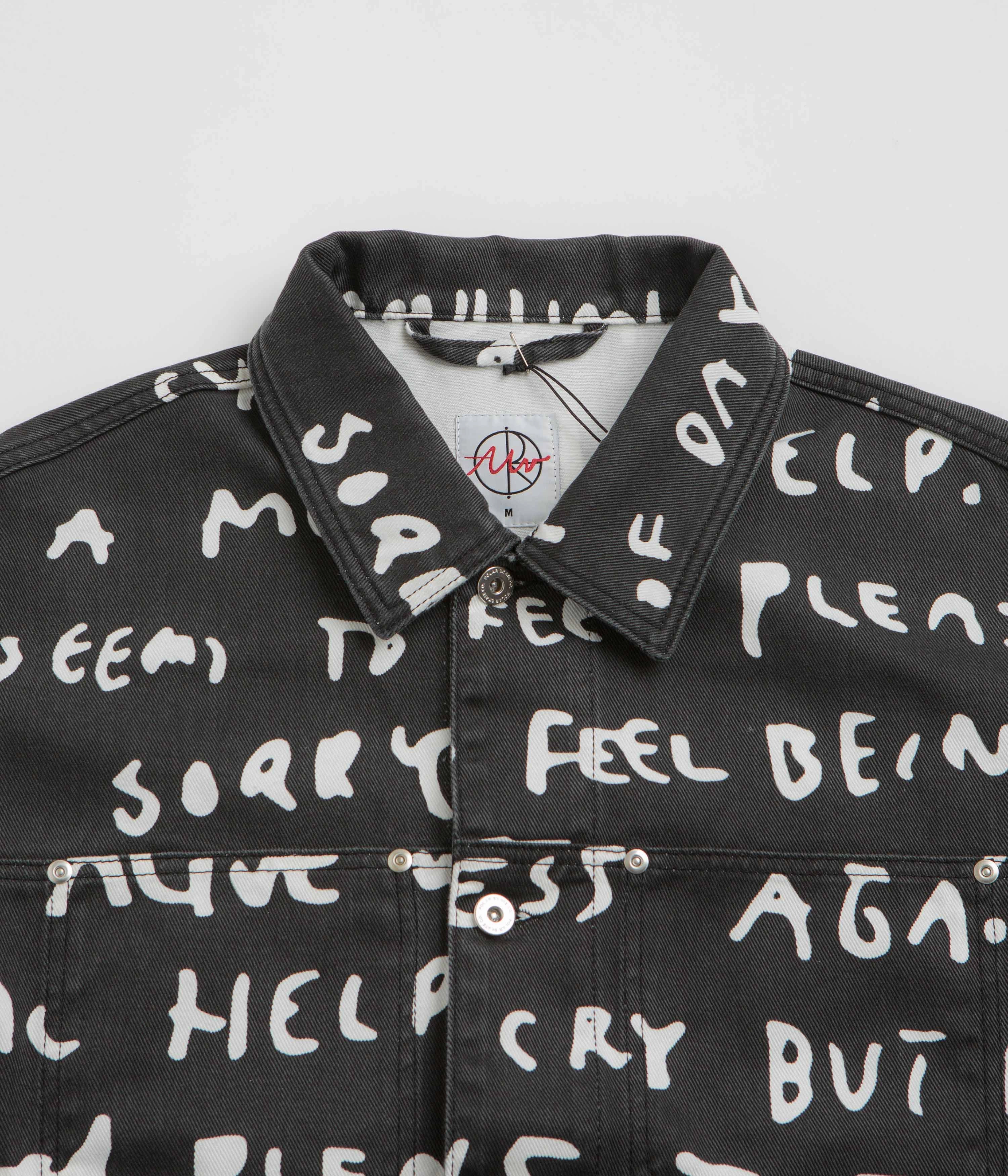 Polar Sad Notes Patrik Jacket - Black / White High Visibility Elements