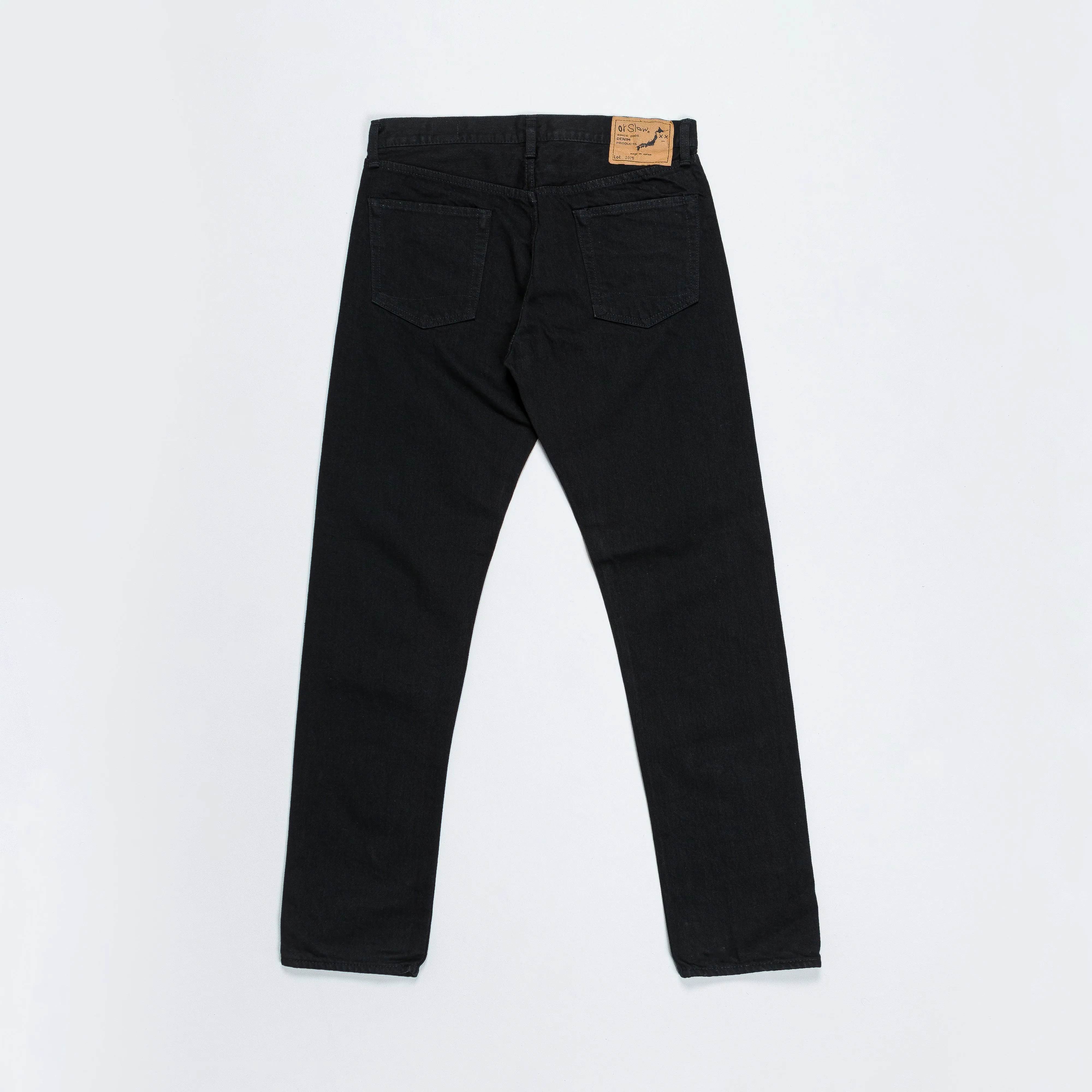 Eco Conscious Denim 107 Slim Fit Jean - Black Denim