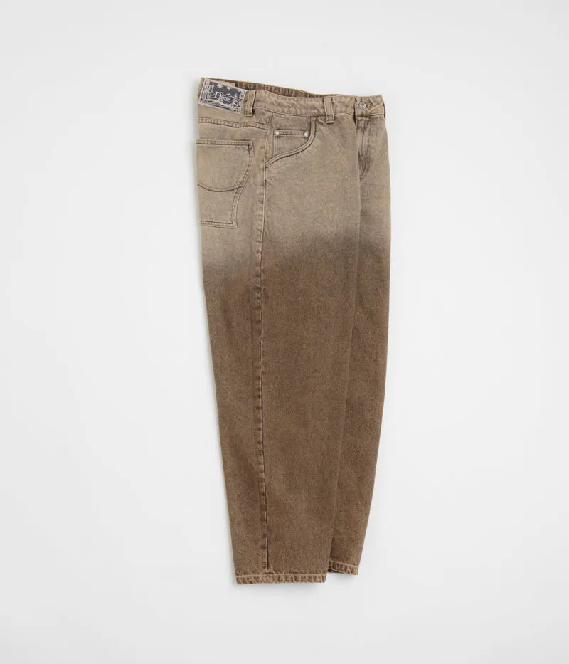 Casual Wear Dime Classic Baggy Jeans - Dipped Sandblasted Brown
