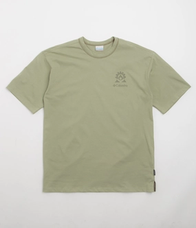 Casual Appeal Reinforced Hemline Columbia Landroamer T-Shirt - Safari