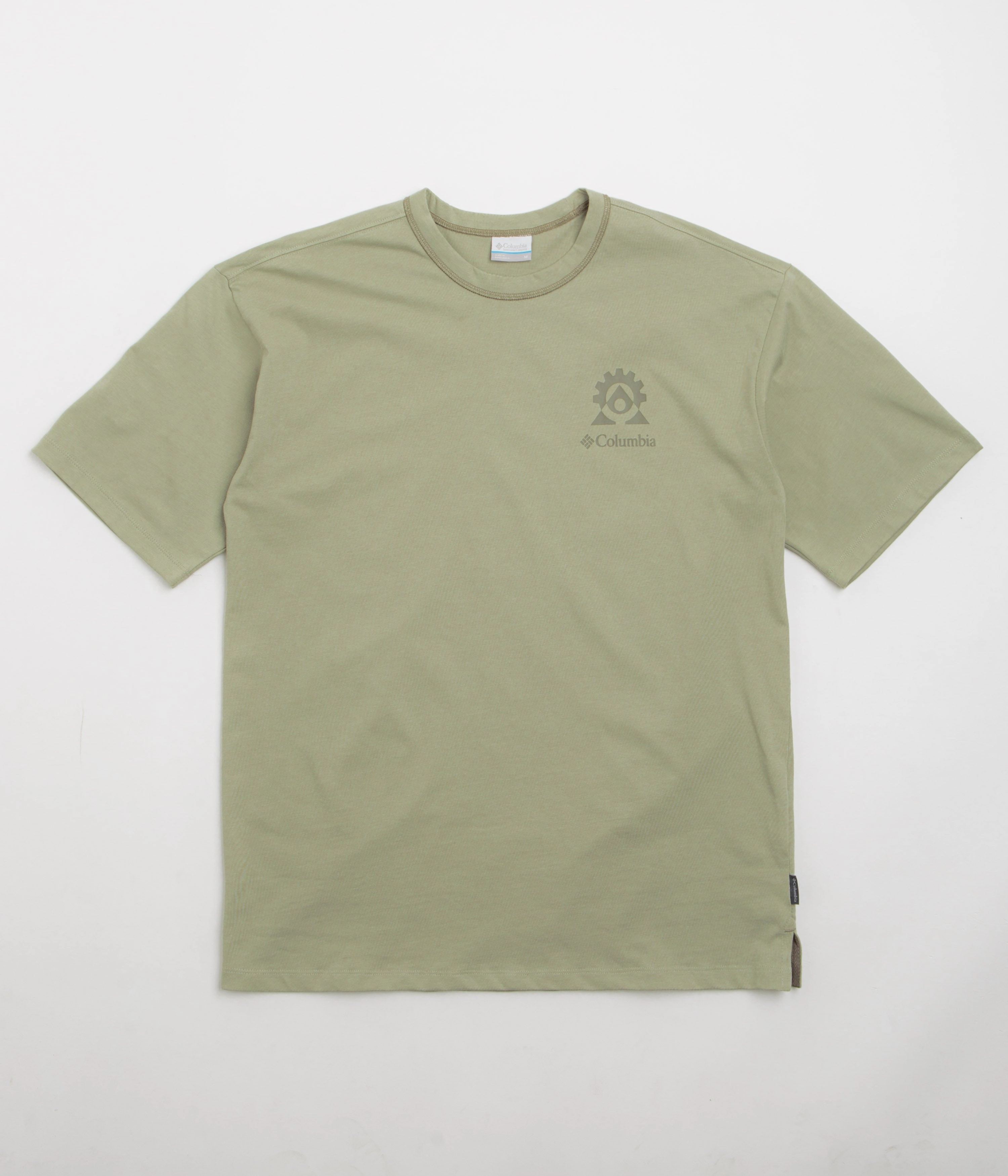 Casual Appeal Reinforced Hemline Columbia Landroamer T-Shirt - Safari