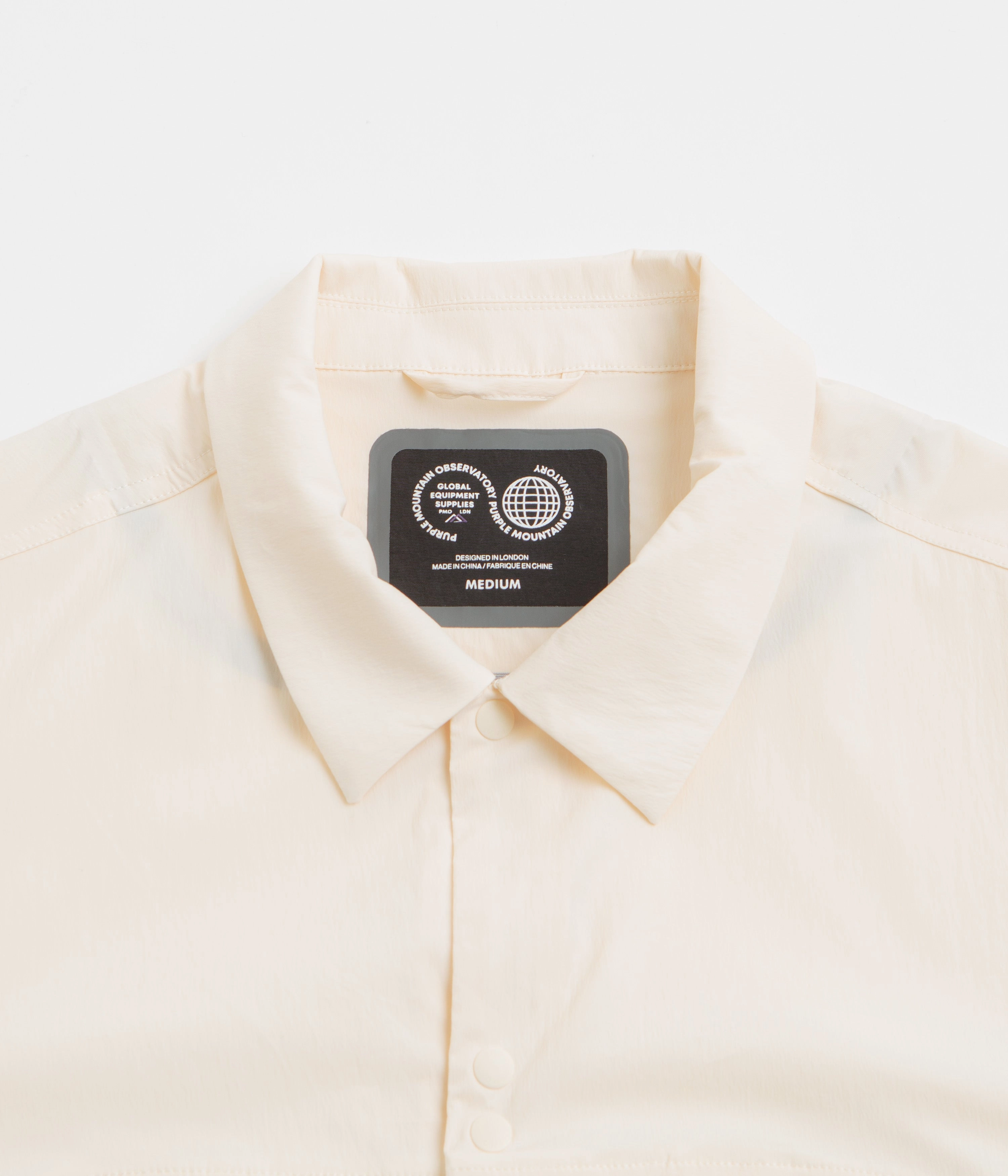 Stretchable Cloth Purple Mountain Observatory Field Shirt - Cream