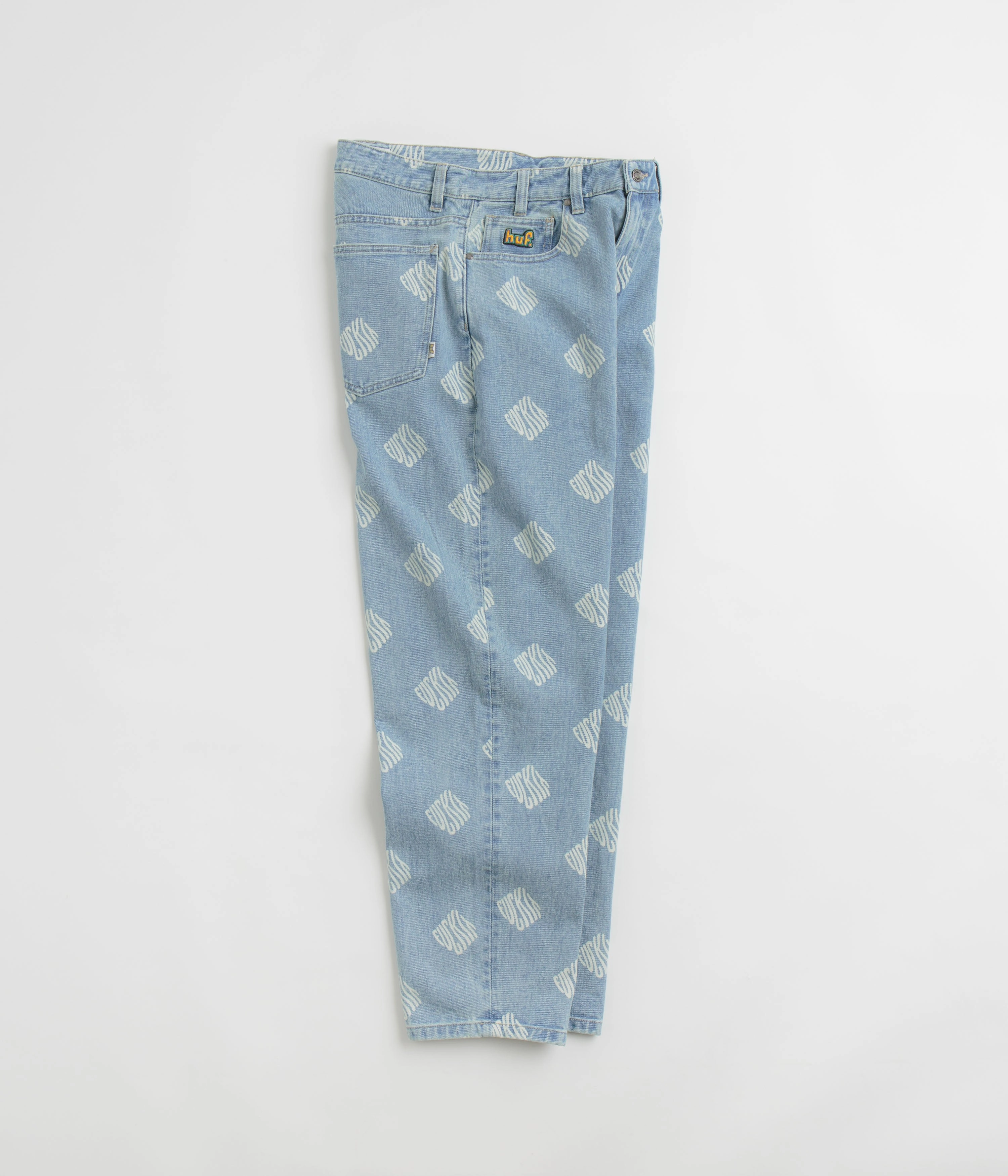 HUF Cromer Print Pants - Blue Quick Dry Technology