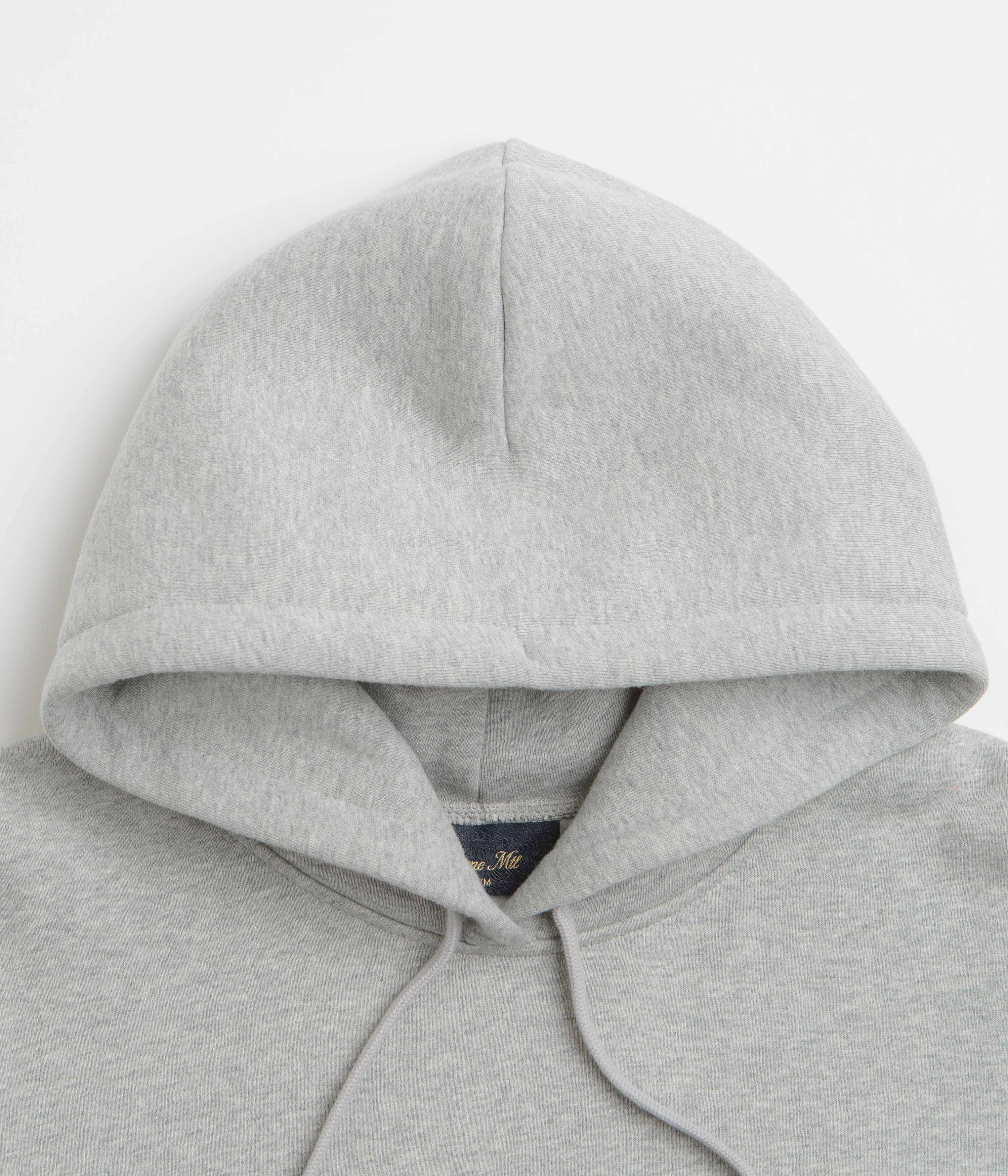 winter break Dime Cursive Logo Hoodie - Heather Grey